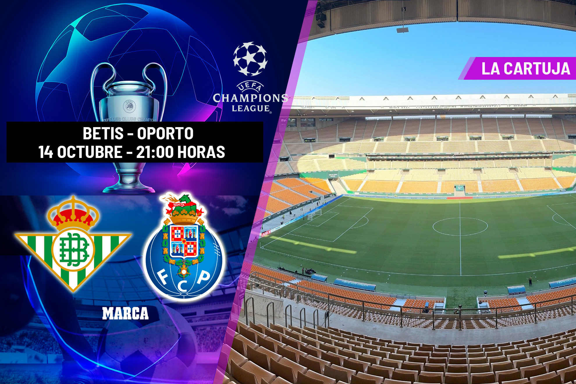 Betis - Oporto | Jornada 2 de la fase de liga de la Champions