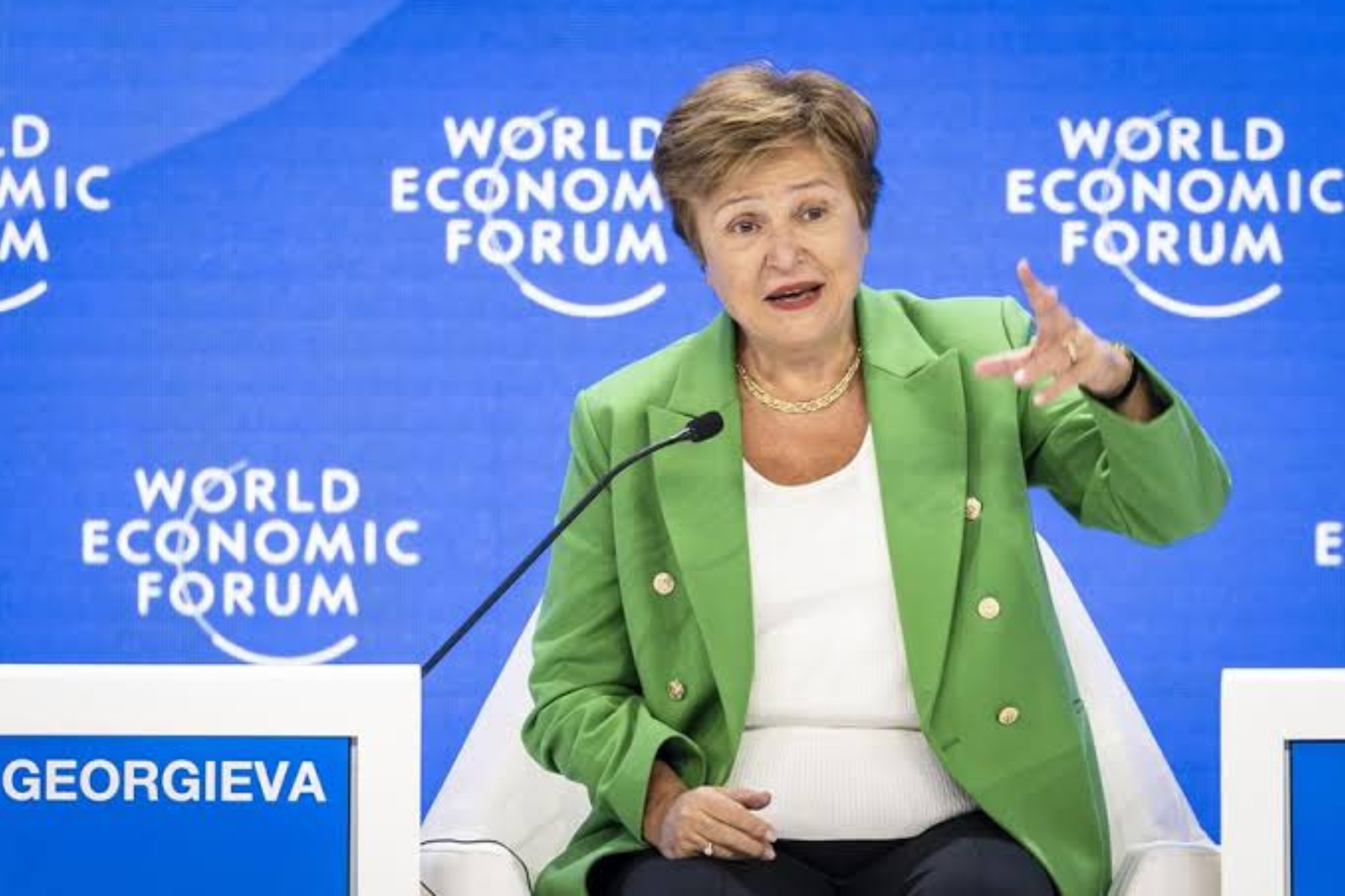La directora gerente del Fondo Monetario Internacional (FMI), Kristalina Georgieva. MICHAEL BUHOLZER