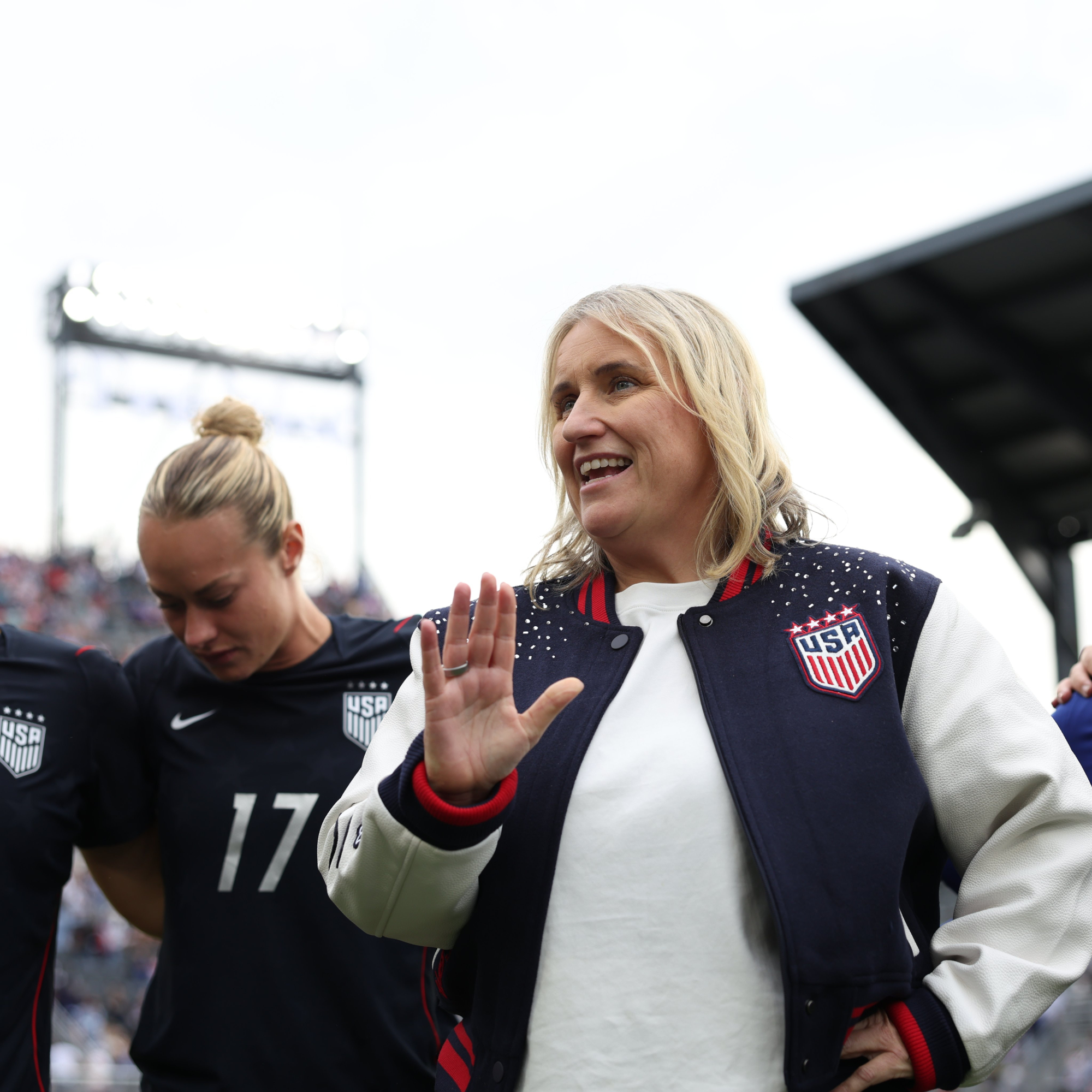 Emma Hayes, durante el partido ante España en Washington