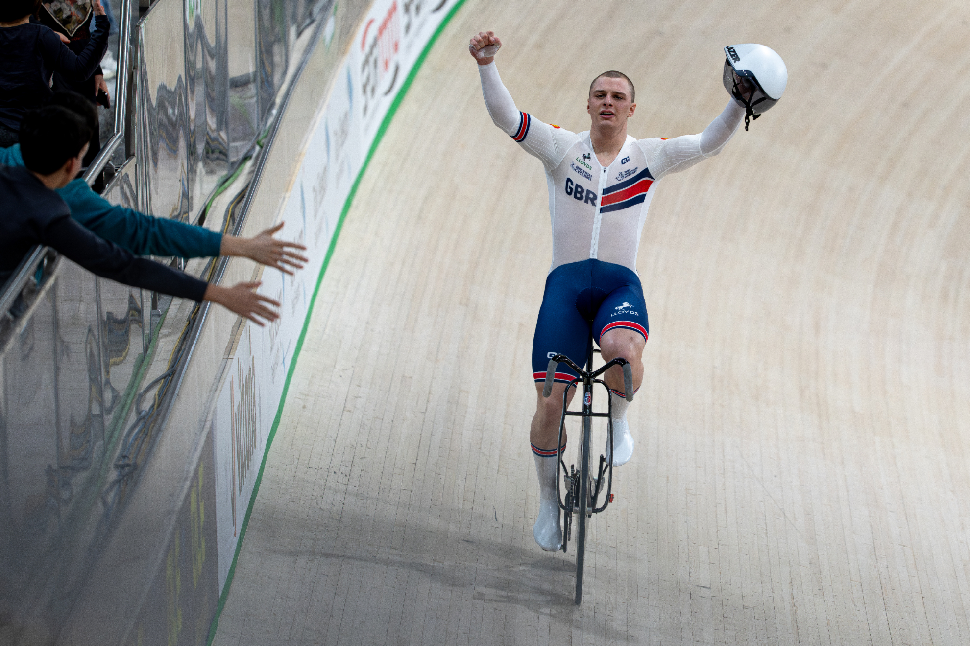 Matthew Richardson, en el último Europeo en pista cubierta. Getty Images