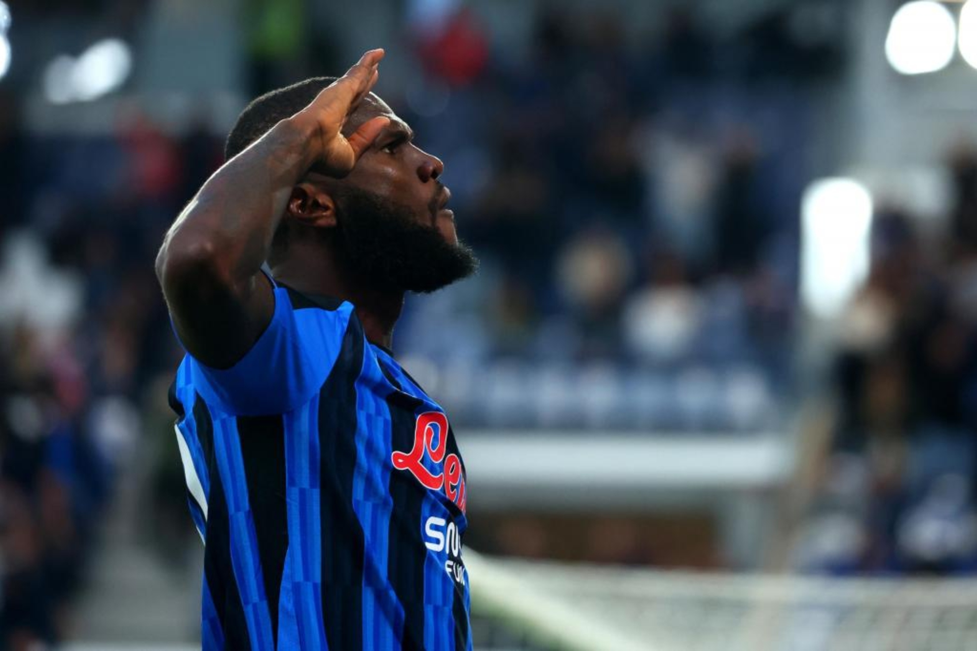 Franck Kessié celebra su gol contra el Venezia. EFE