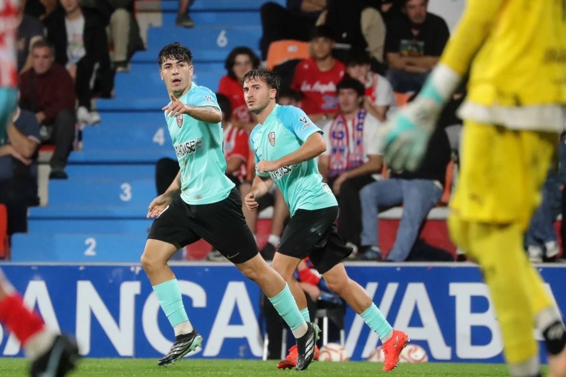 Anai Morales, en el partido ante el Lugo. UD Logroñés