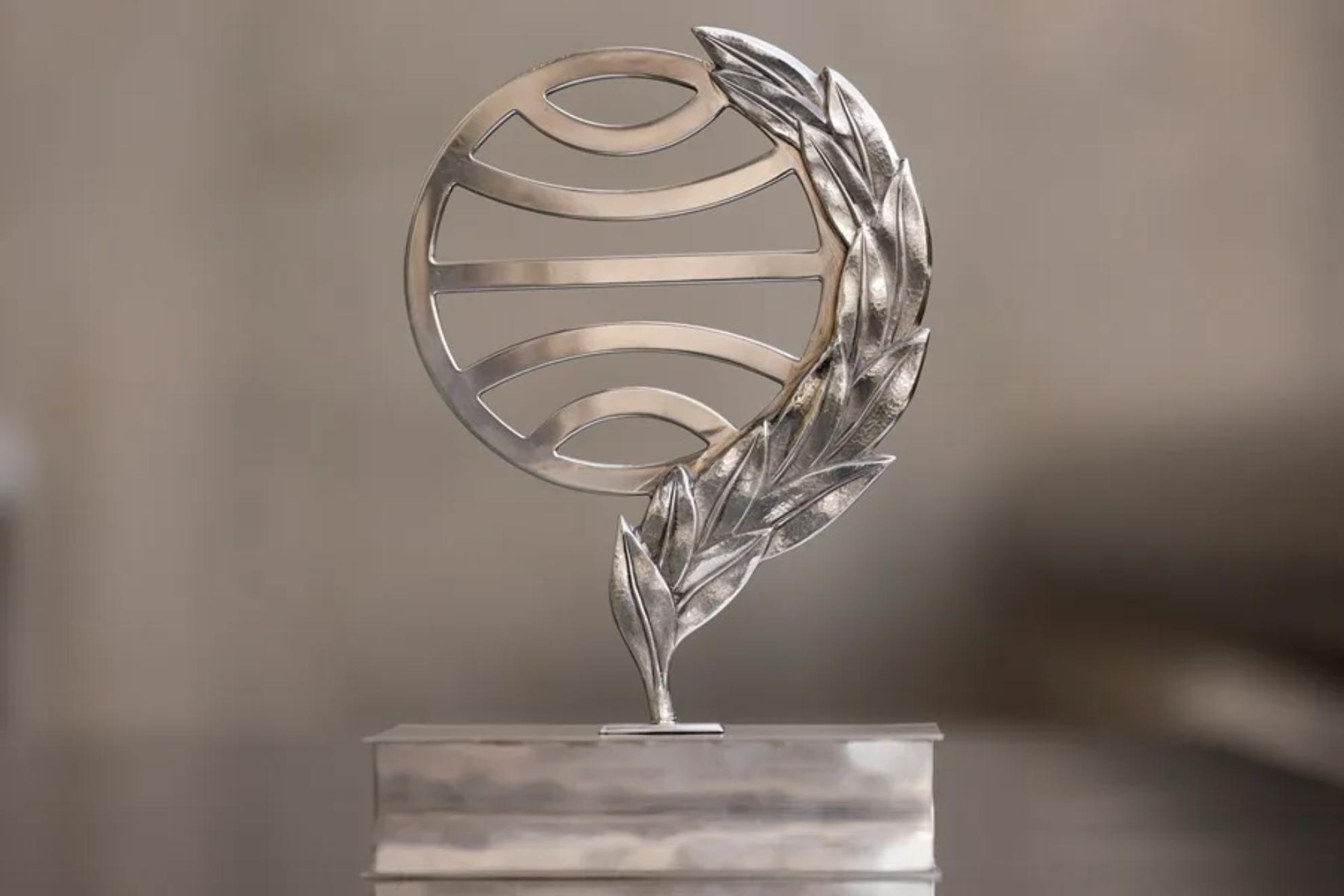 Fotografía del Trofeo del Premio Planeta. EFE