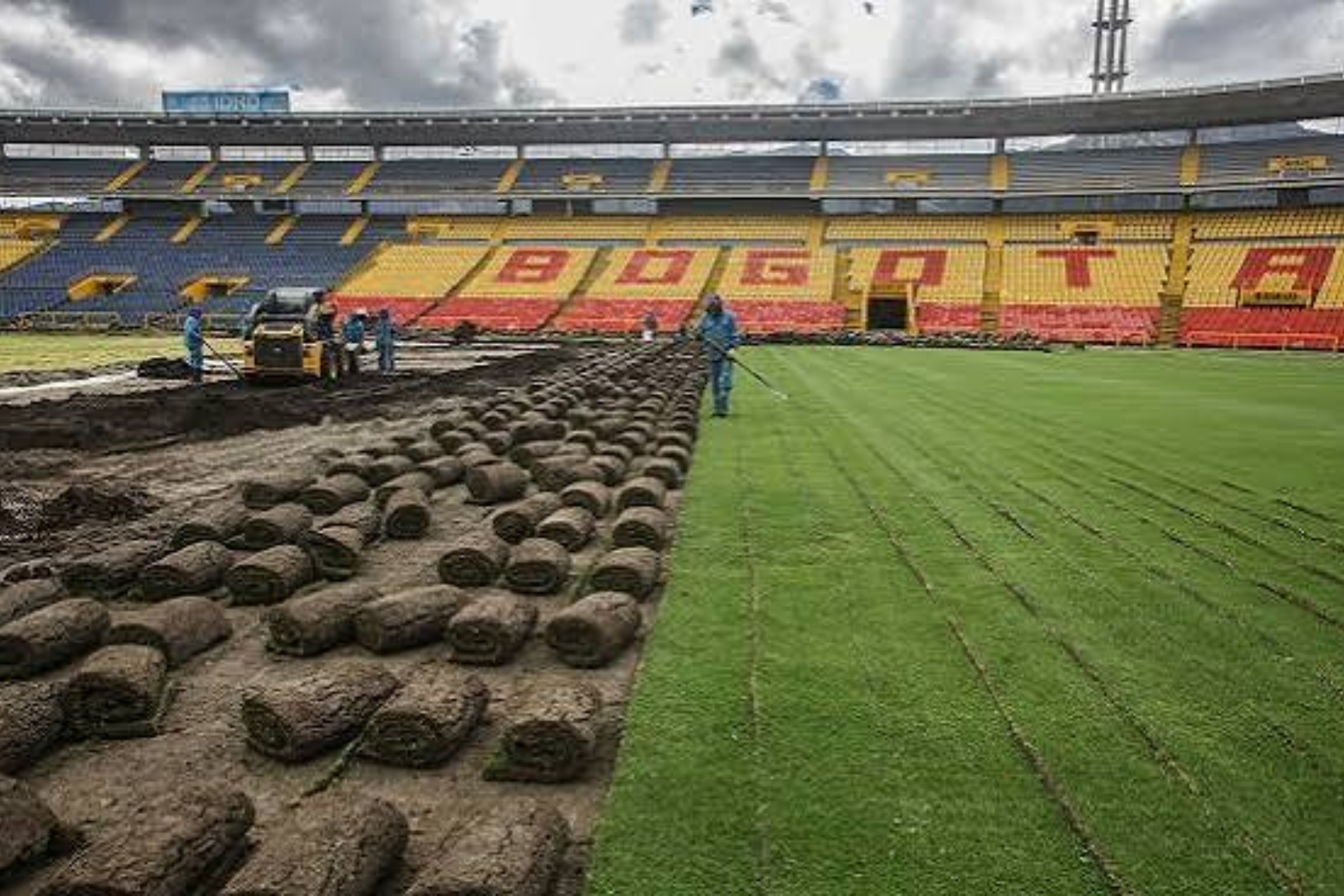 Polémica en Bogotá por la grama del parque La Florida: ¿la están quitando para llevarla a El Campín? Alcaldía Bogotá