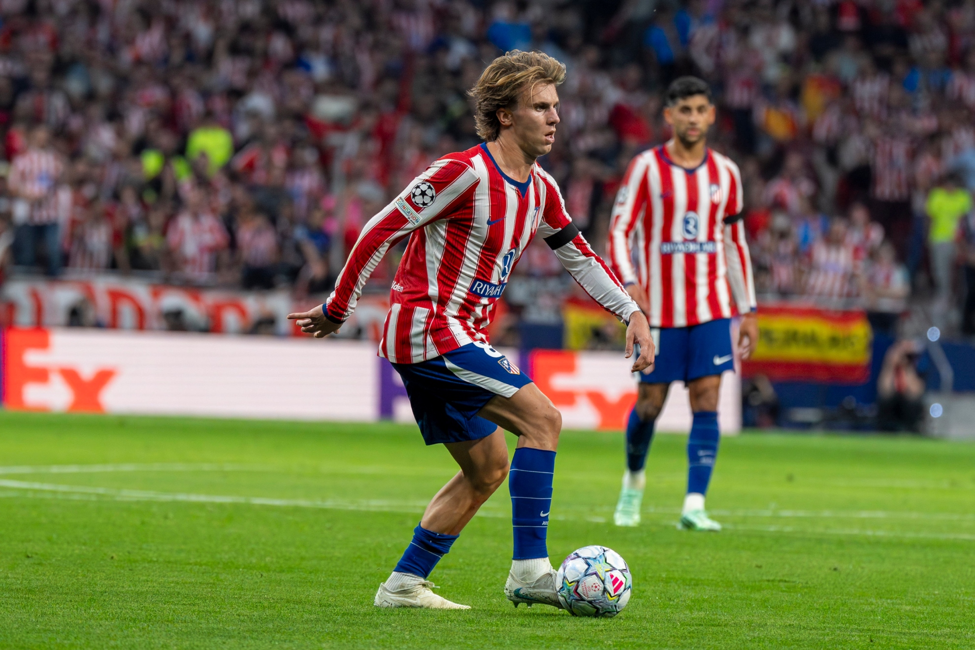 Barrios, ante el United. PABLO MORENO