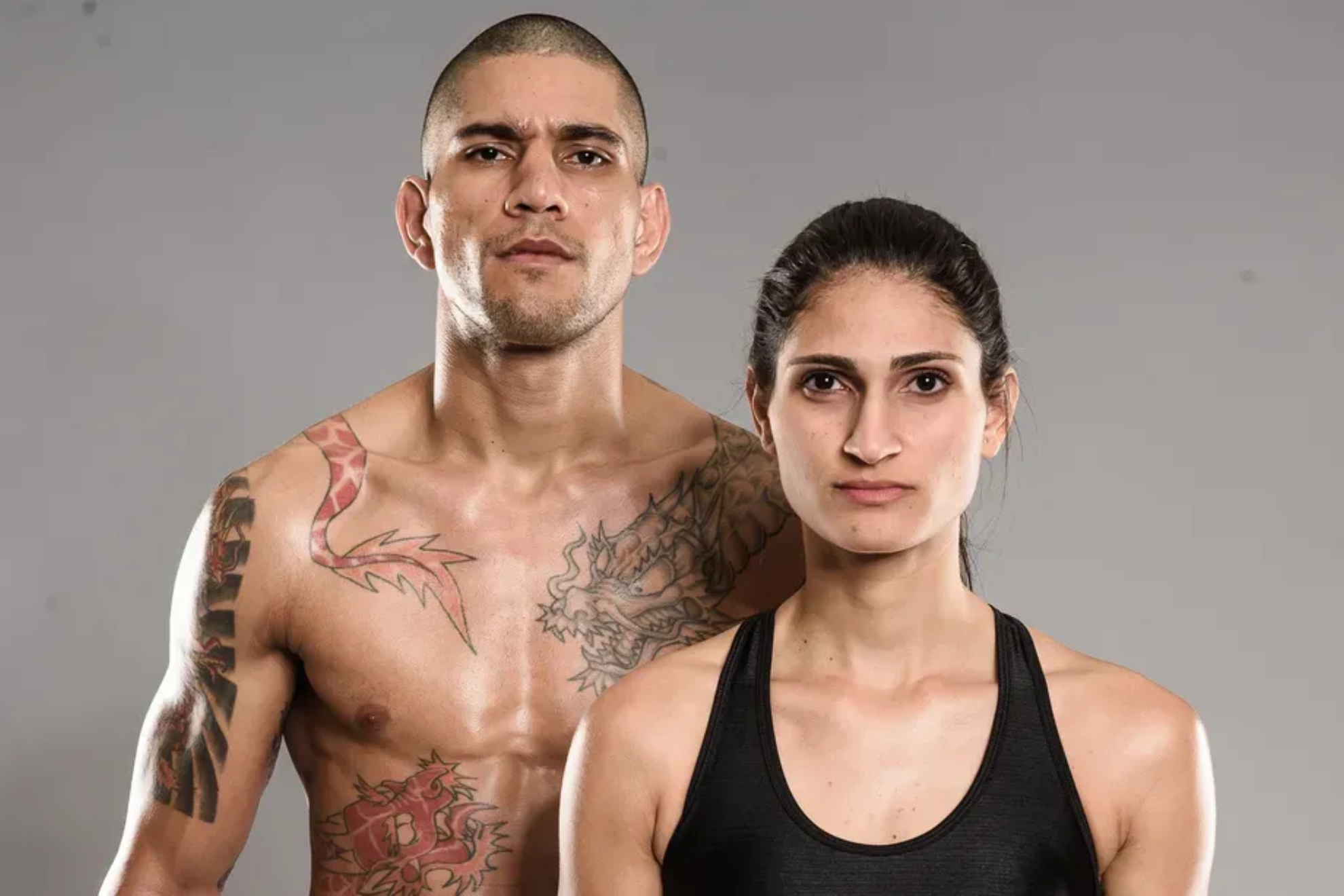 Alex y Aline Pereira juntos.