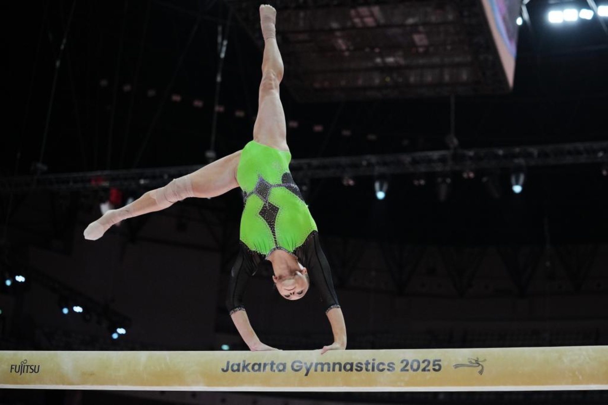 Angelina Melnikova durante el Mundial de Yakarta. LAPRESSE