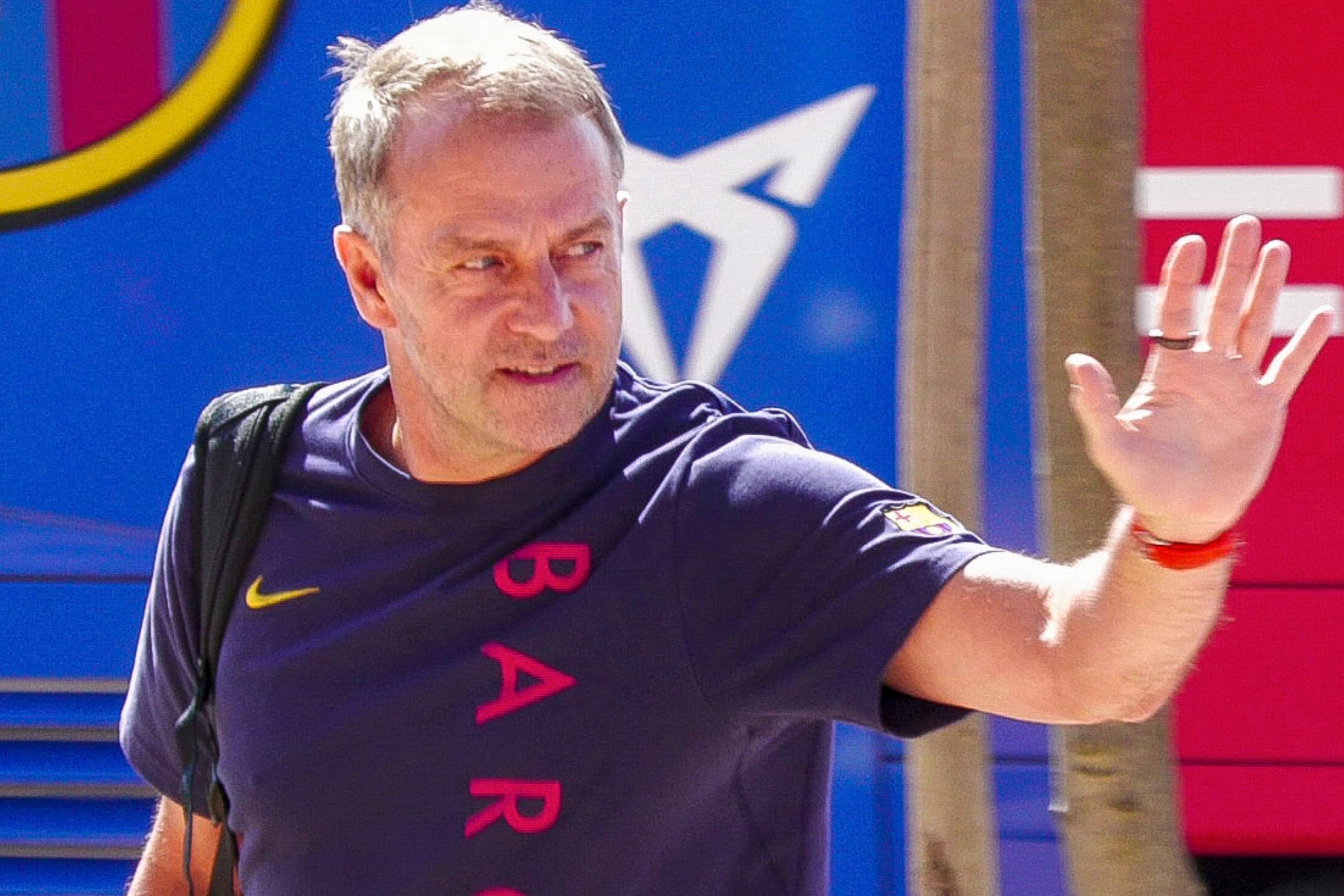 Hansi Flick, entrenador del Barcelona. EFE