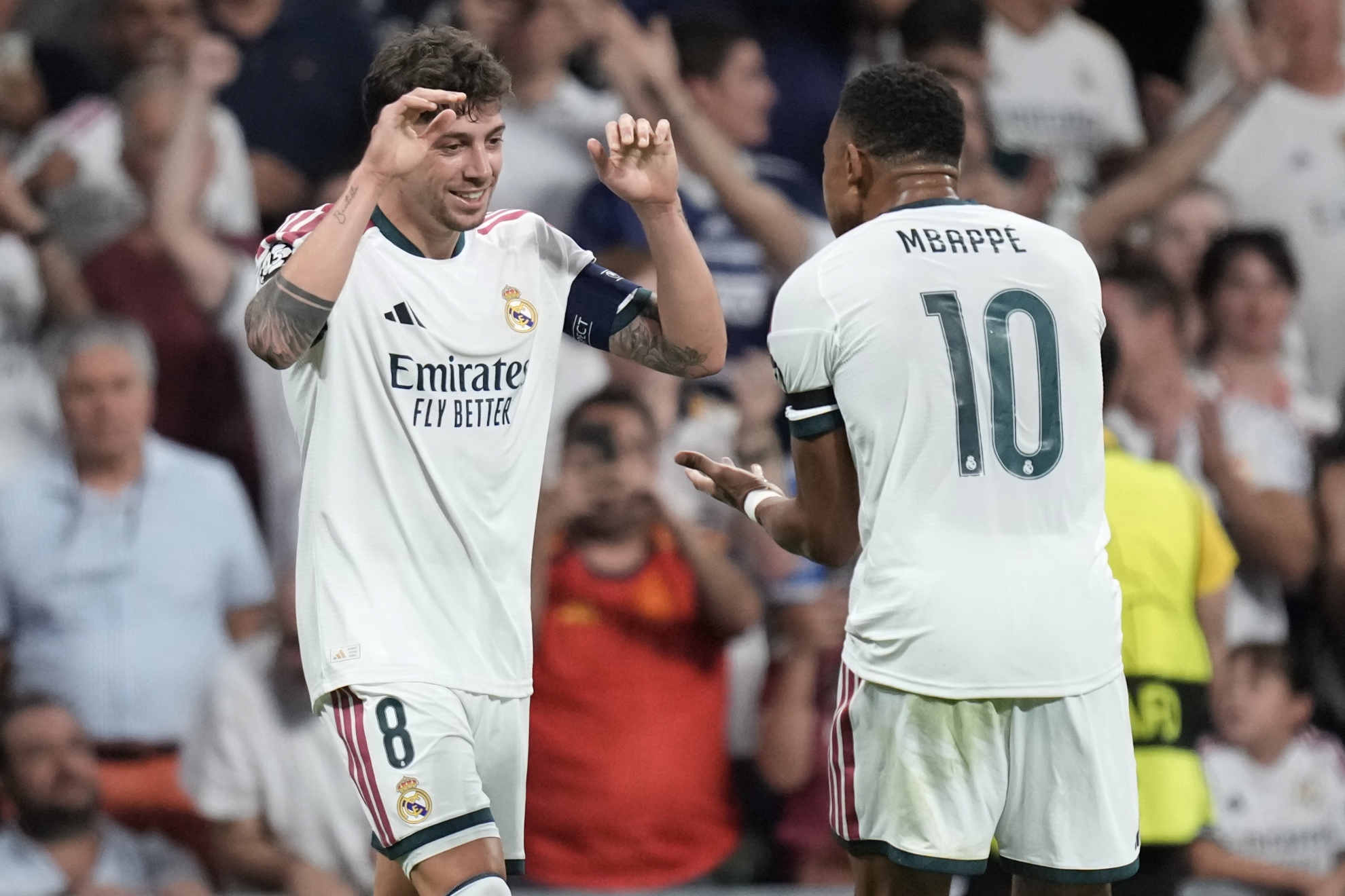 Valverde y Mbappé.