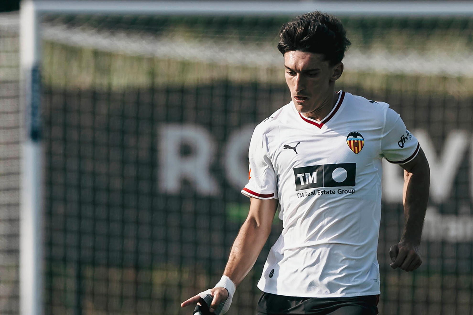 Pepelu, en un partido amistoso con el Valencia. J.M. FERNANDEZ