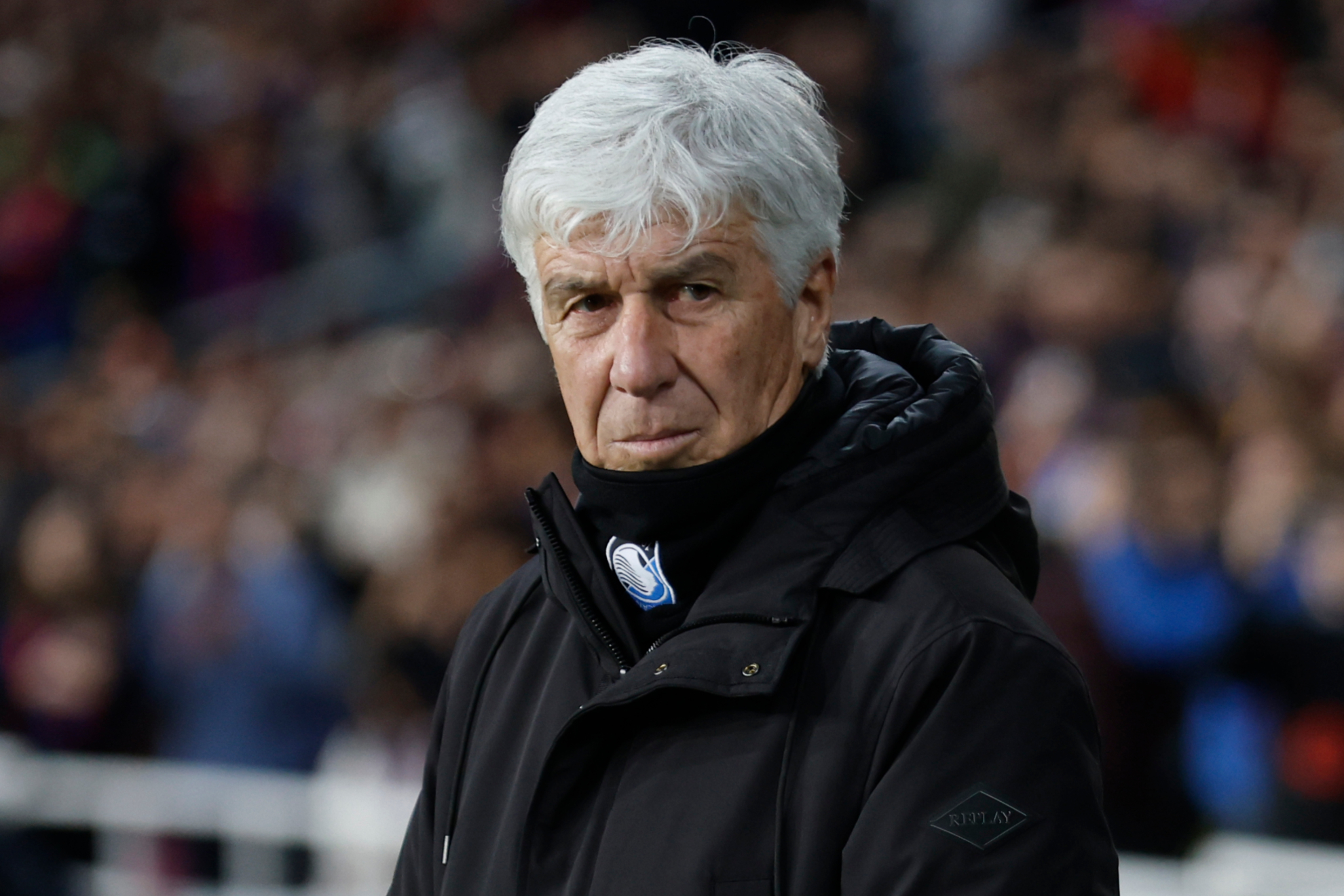 Gasperini. durante el partido. CHEMA REY