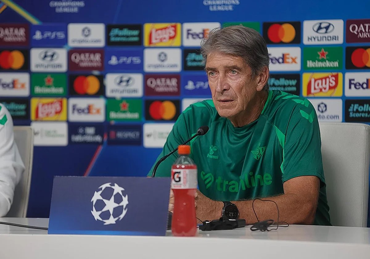 Pellegrini, técnico del Real Betis.