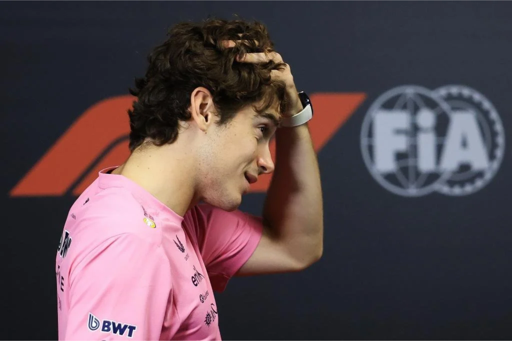 Franco Colapinto durante el Gran Premio de Singapur en Marina Bay.