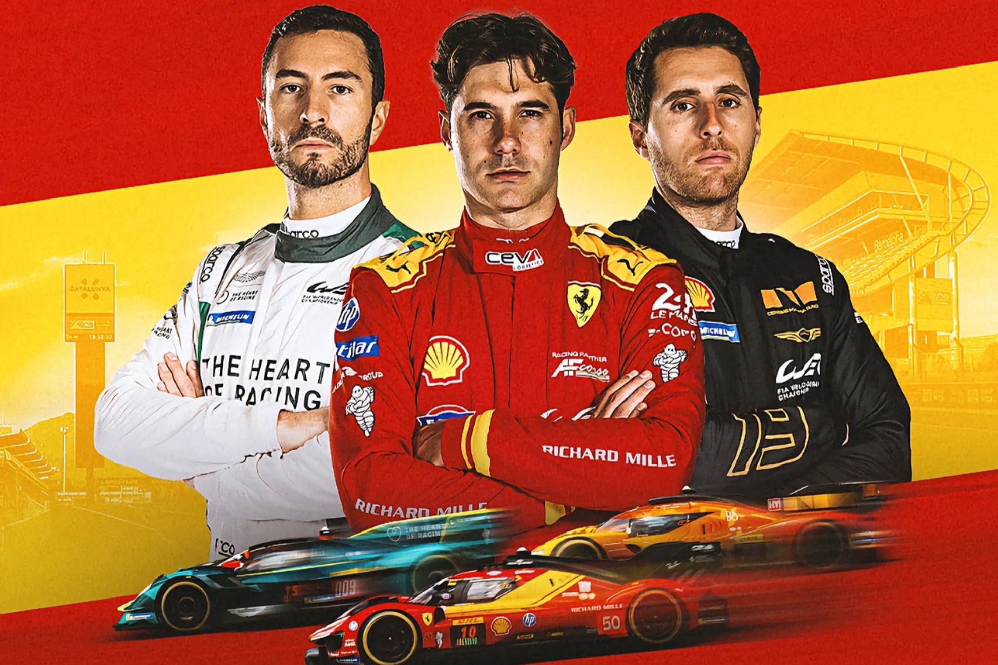 Álex Riberas, Miguel Molina y Dani Juncadella representarán a España en la clase reina WEC