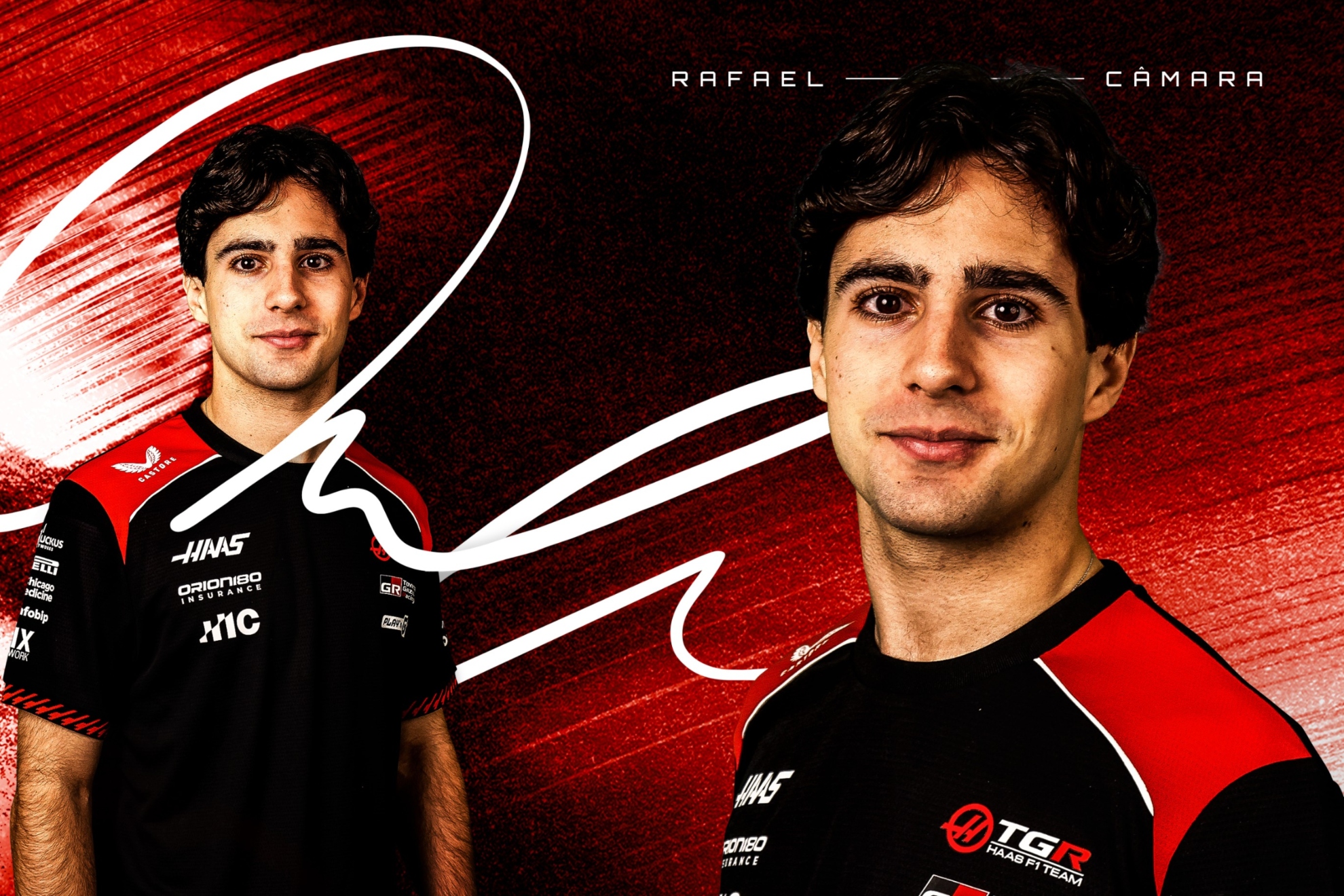 Rafael Camara, nuevo piloto de Haas. HAAS F1