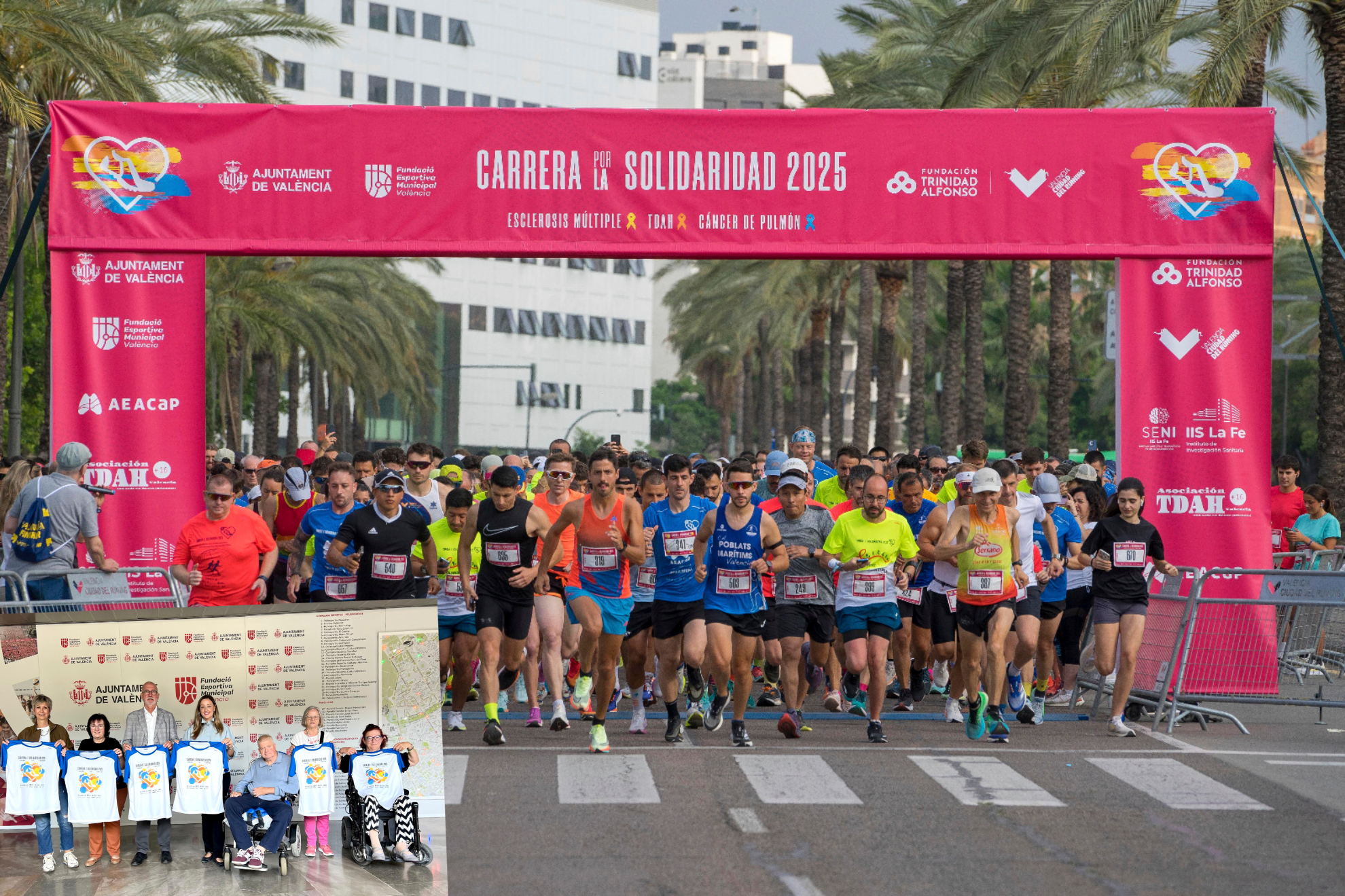 Salida de la edición de la Carrera por la Solidaridad de 2025. MARCA