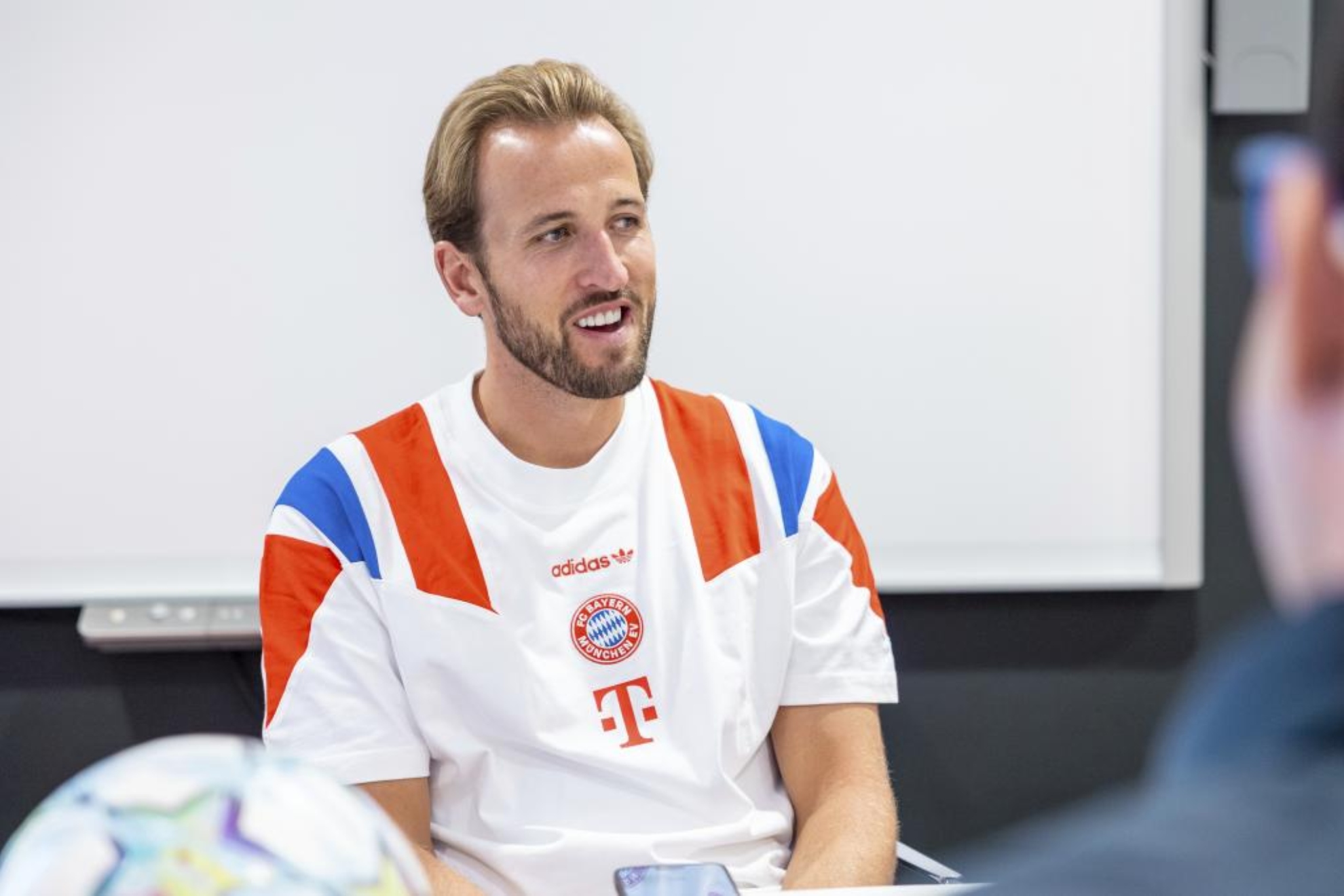 Harry Kane, en una entrevista con MARCA. JEFERSON ACEBEDO / MARCA