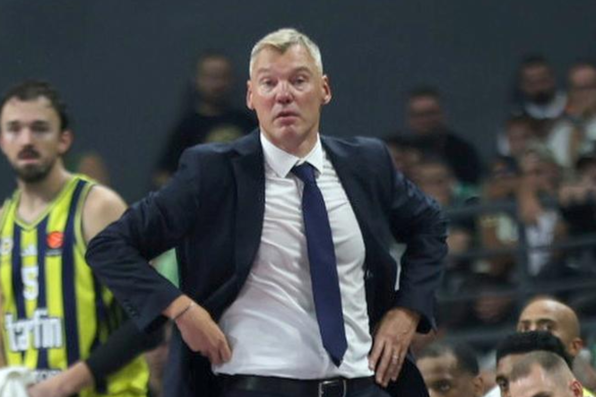 Sarunas Jasikevicius en un partido de la Euroliga. EFE.