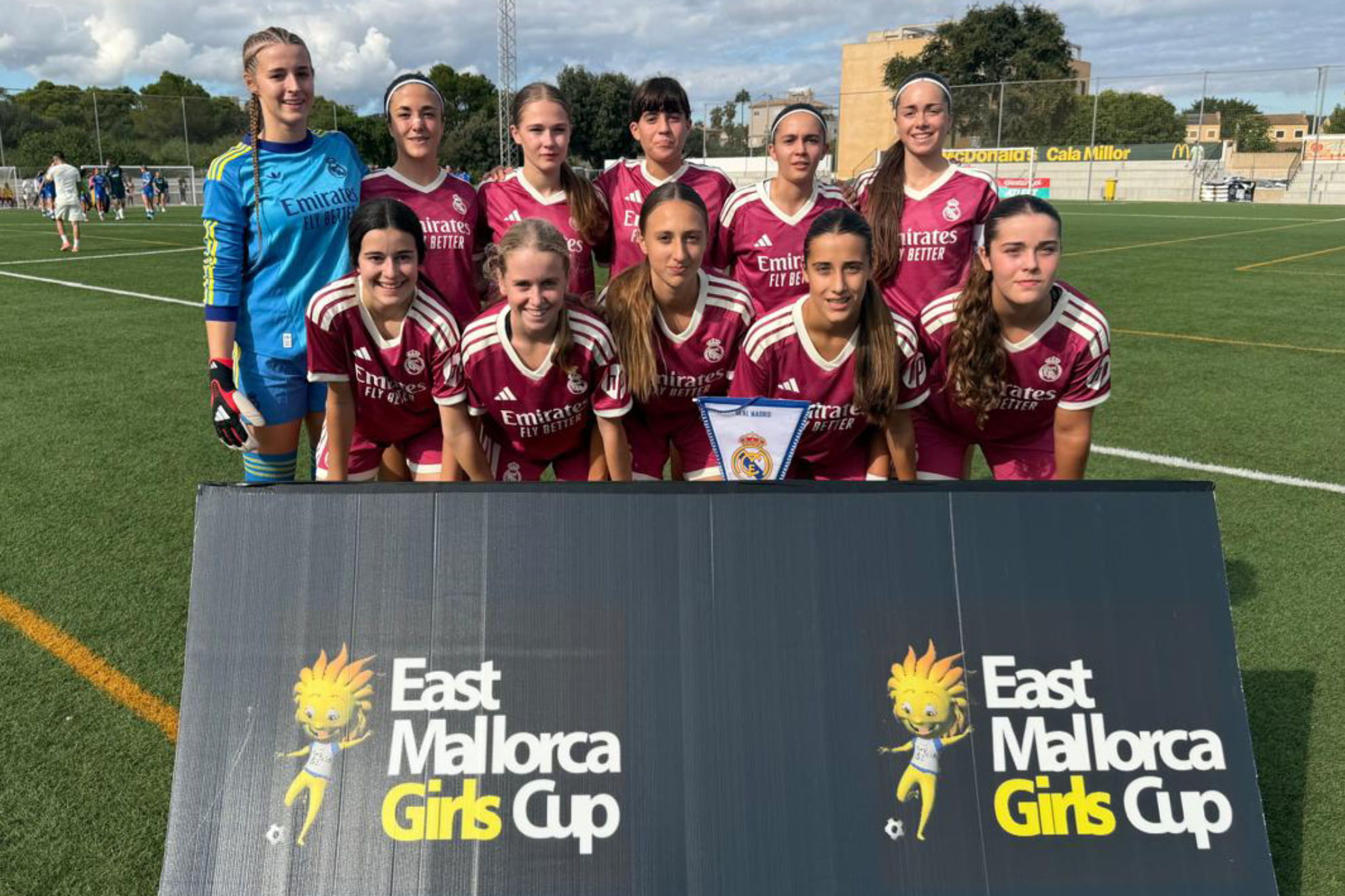 La cantera del Real Madrid, presente en la East Mallorca Cup .