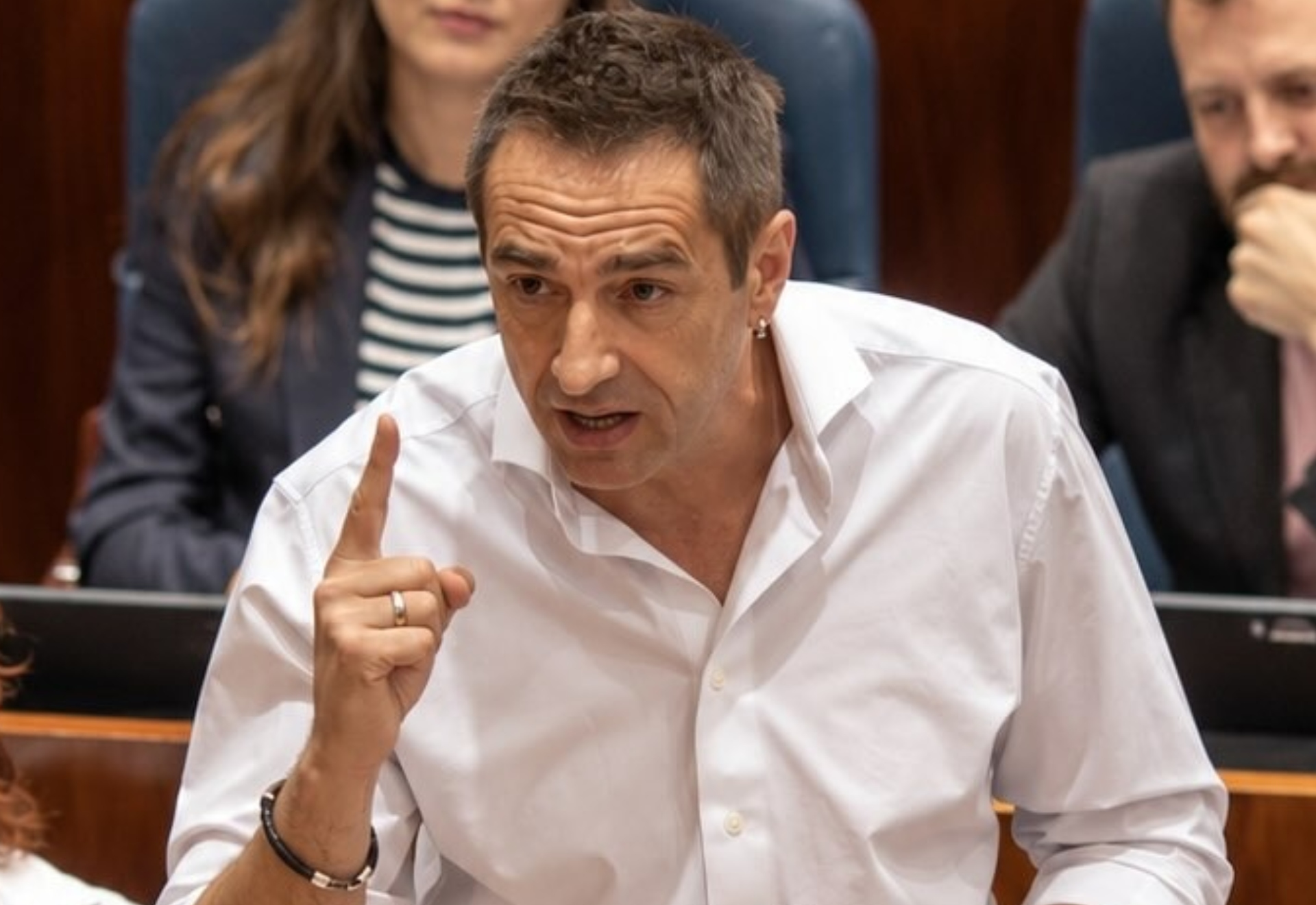 Emilio Delgado, del Frente Amplio, carga contra Podemos