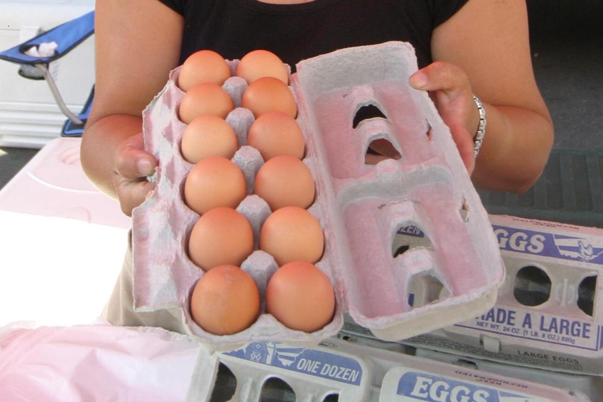 Intoxicación por ingerir huevos. EFE