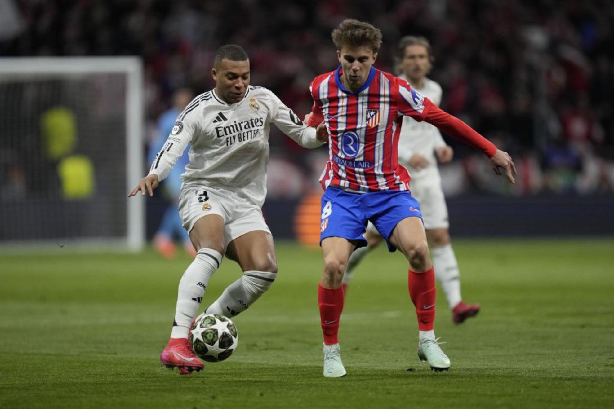 Barrios, en un partido ante el Madrid.
