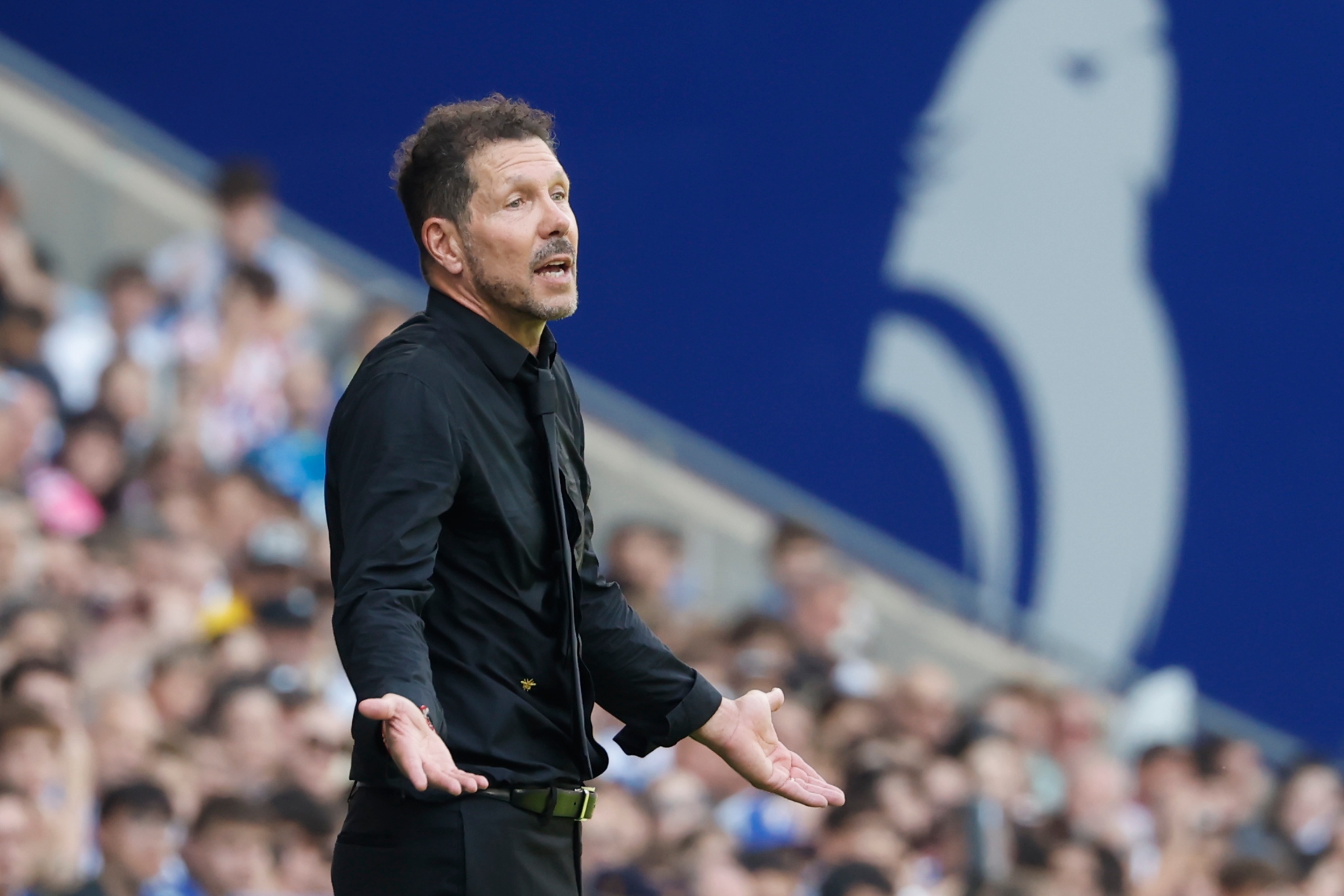 SIMEONE, DURANTE EL PARTIDO. EFE