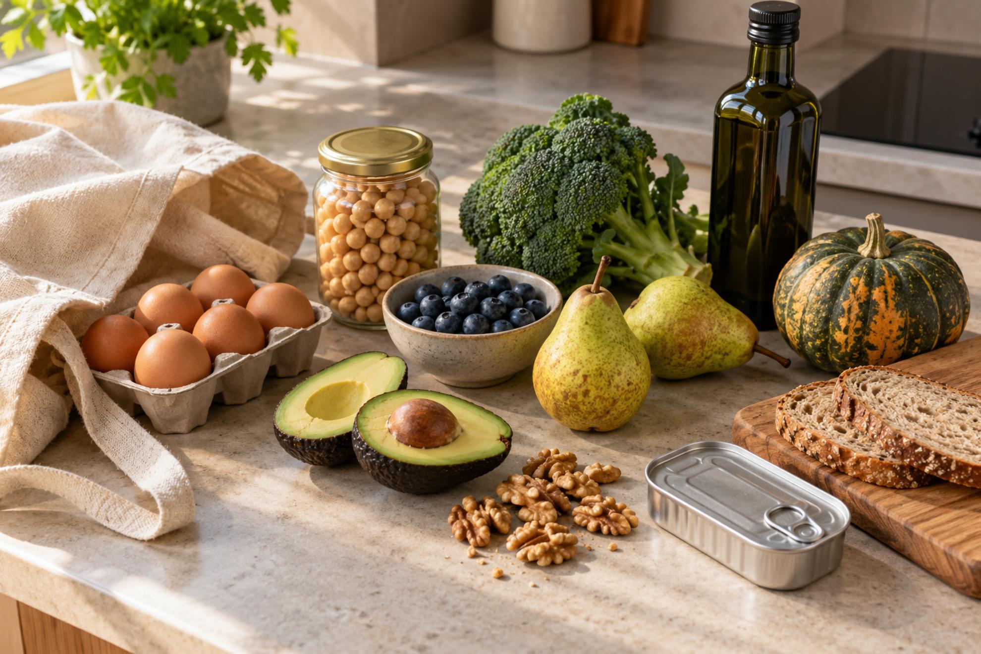 La lista de la compra de un nutricionista especializado en longevidad. GLOBE COMUNICACIÓN