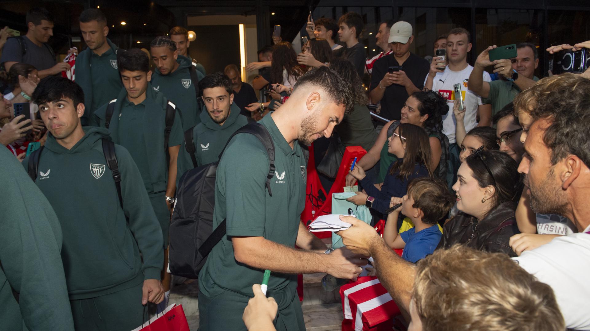 Laporte fue una de las novedades con respecto al partido ante el Rayo. Athletic Club