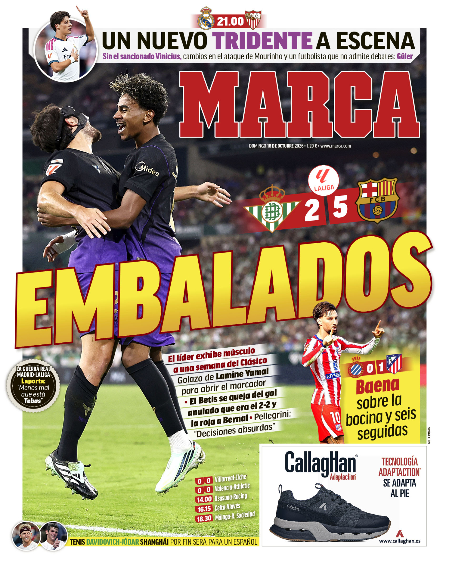 MARCA Actualizado: 18/10/2026 01:46 horas