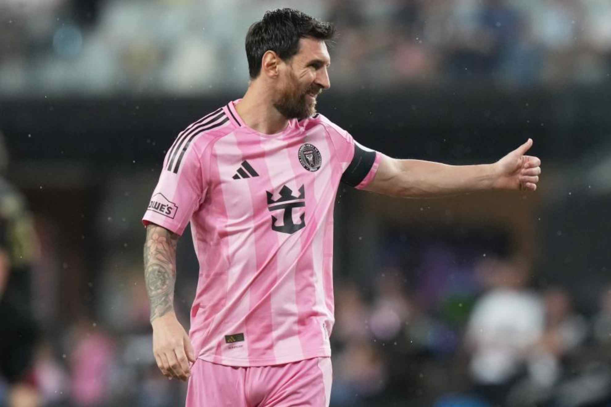 Leo Messi, en un partido con Inter Miami. LAPRESSE