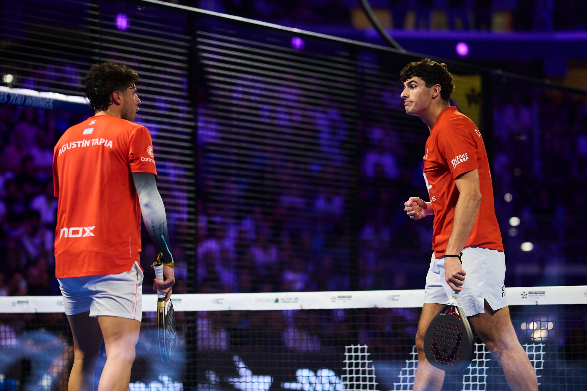 Coello y Tapia, durante la final. PREMIER PADEL