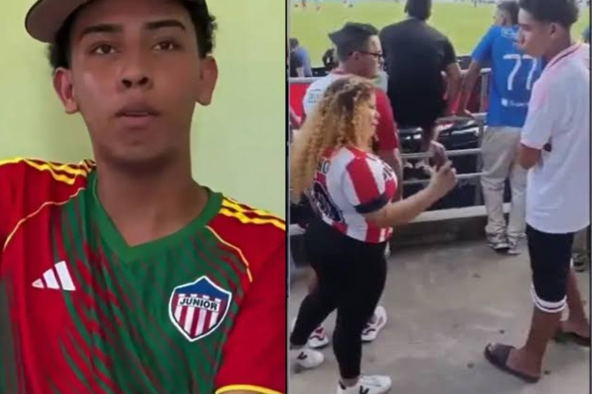 Christian Daes le regala palco a hincha del Junior discriminado por su calzado. Instagram