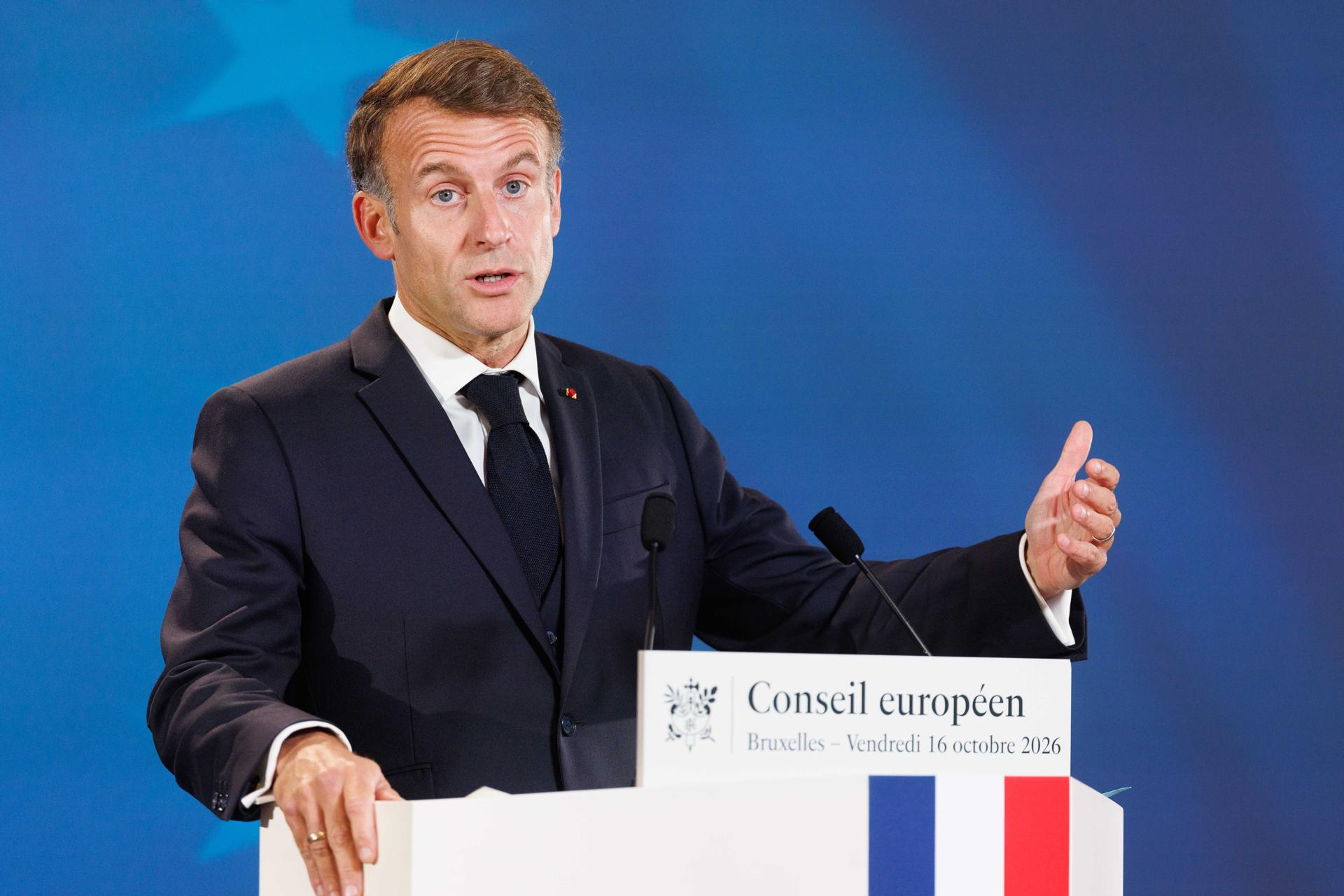 Fotografía de archivo del presidente de Francia, Emmanuel Macron.