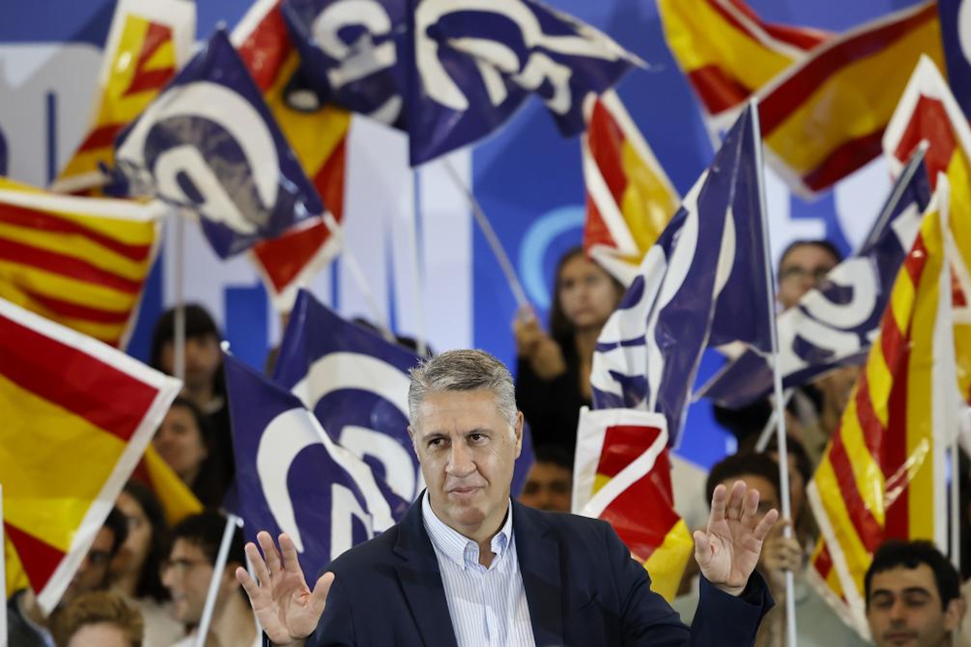 El cabeza de lista por Barcelona a las próximas elecciones generales, Xavier García Albiol. EFE