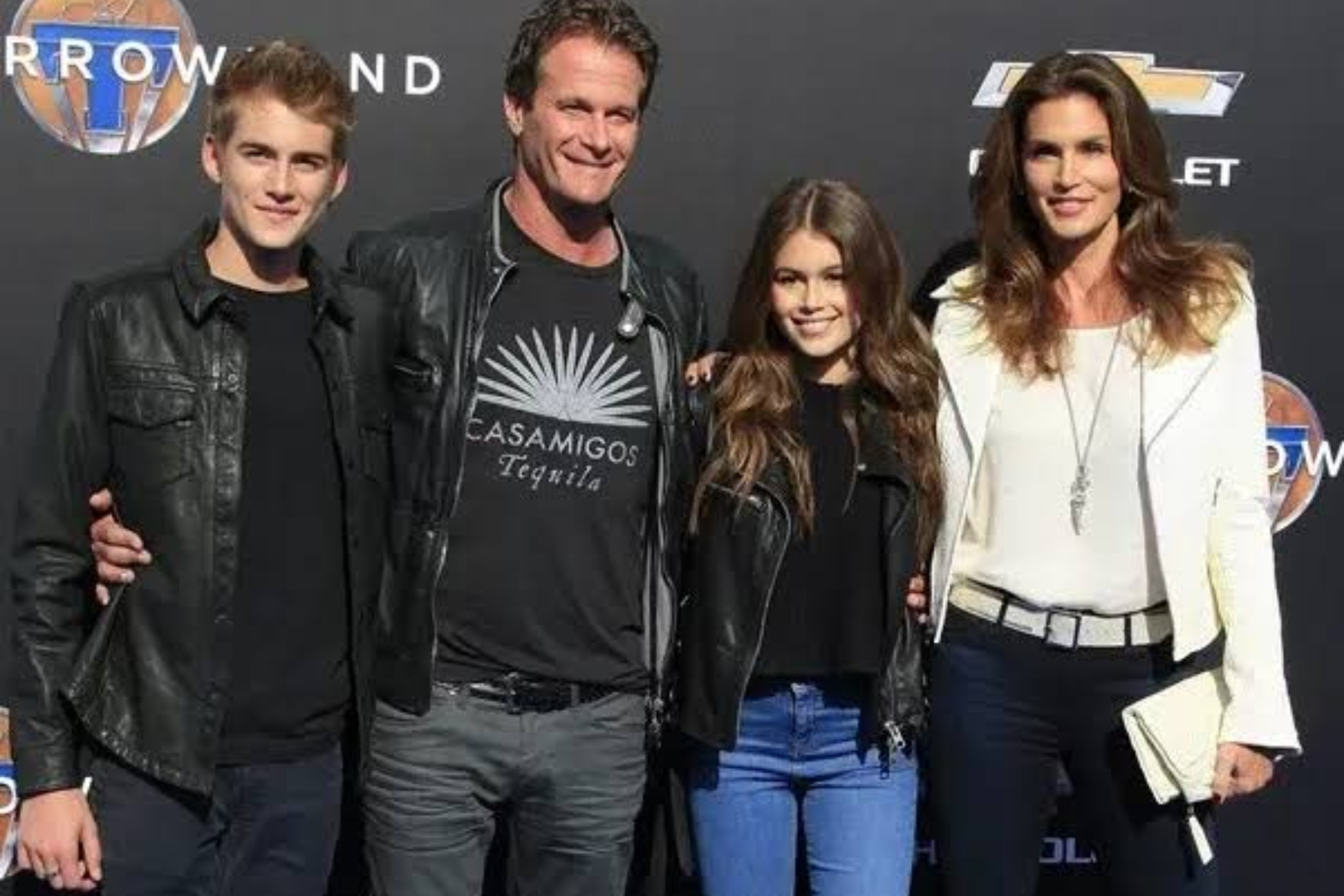 Cindy Crawford junto a su familia EFE