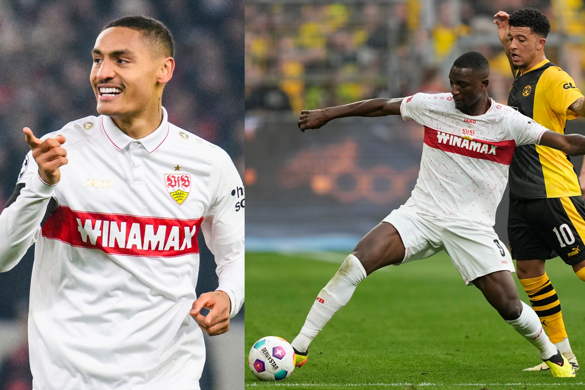 Millot y Guirassy, en su etapa en el Stuttgart.