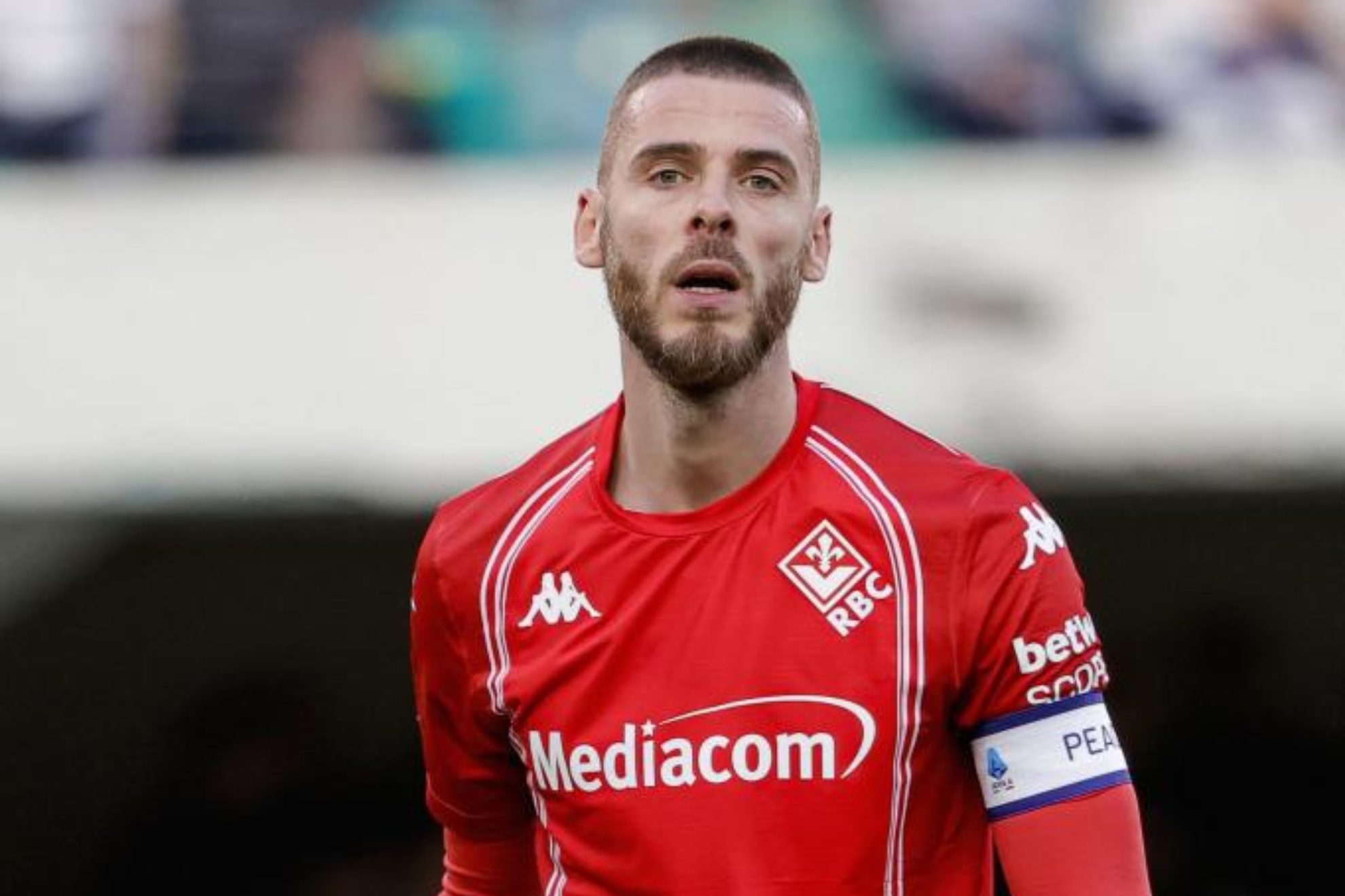 David de Gea, en un partido de la temporada pasada ante el Hellas Verona. EFE