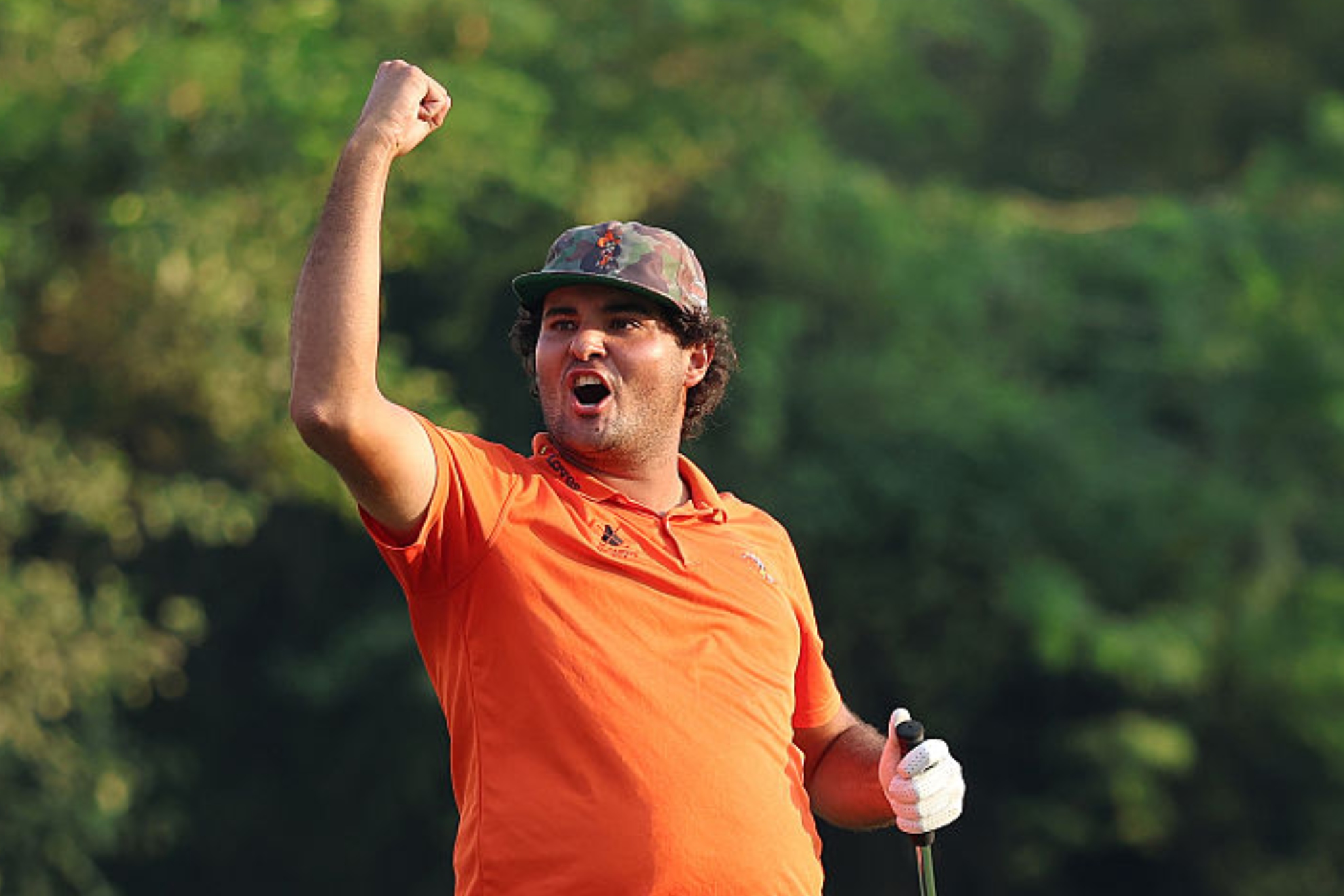 Eugenio López-Chacarra (26) celebra la victoria GETTY IMAGES