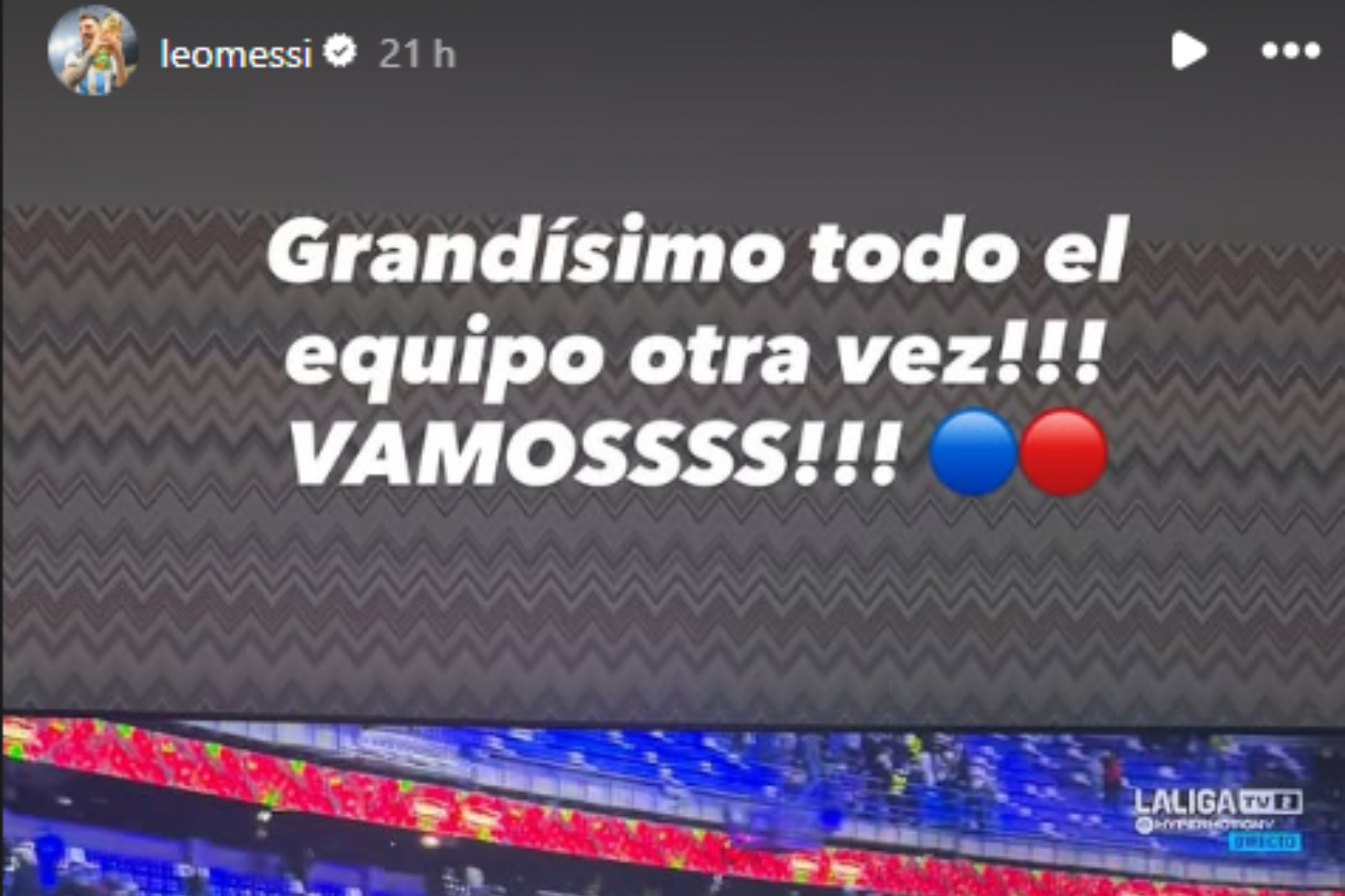 Instagram Messi.