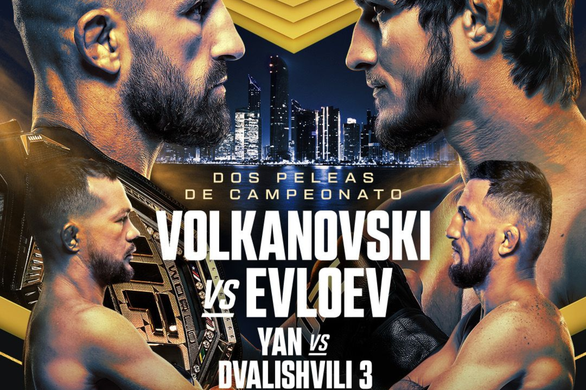 Cartel oficial del UFC 333. UFC.
