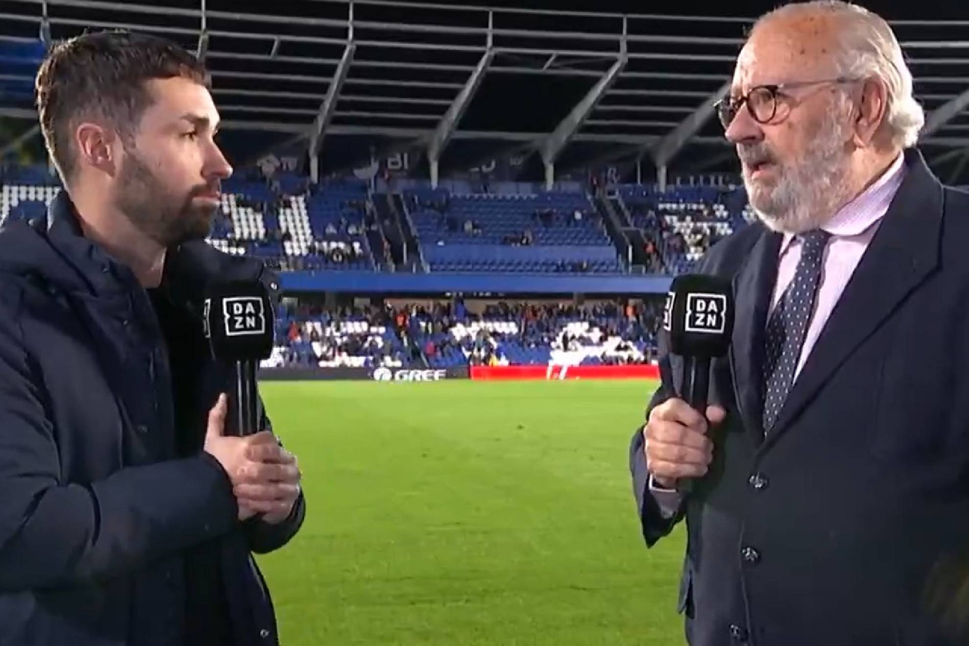 El directivo del Rayo Vallecano habló antes del partido en DAZN