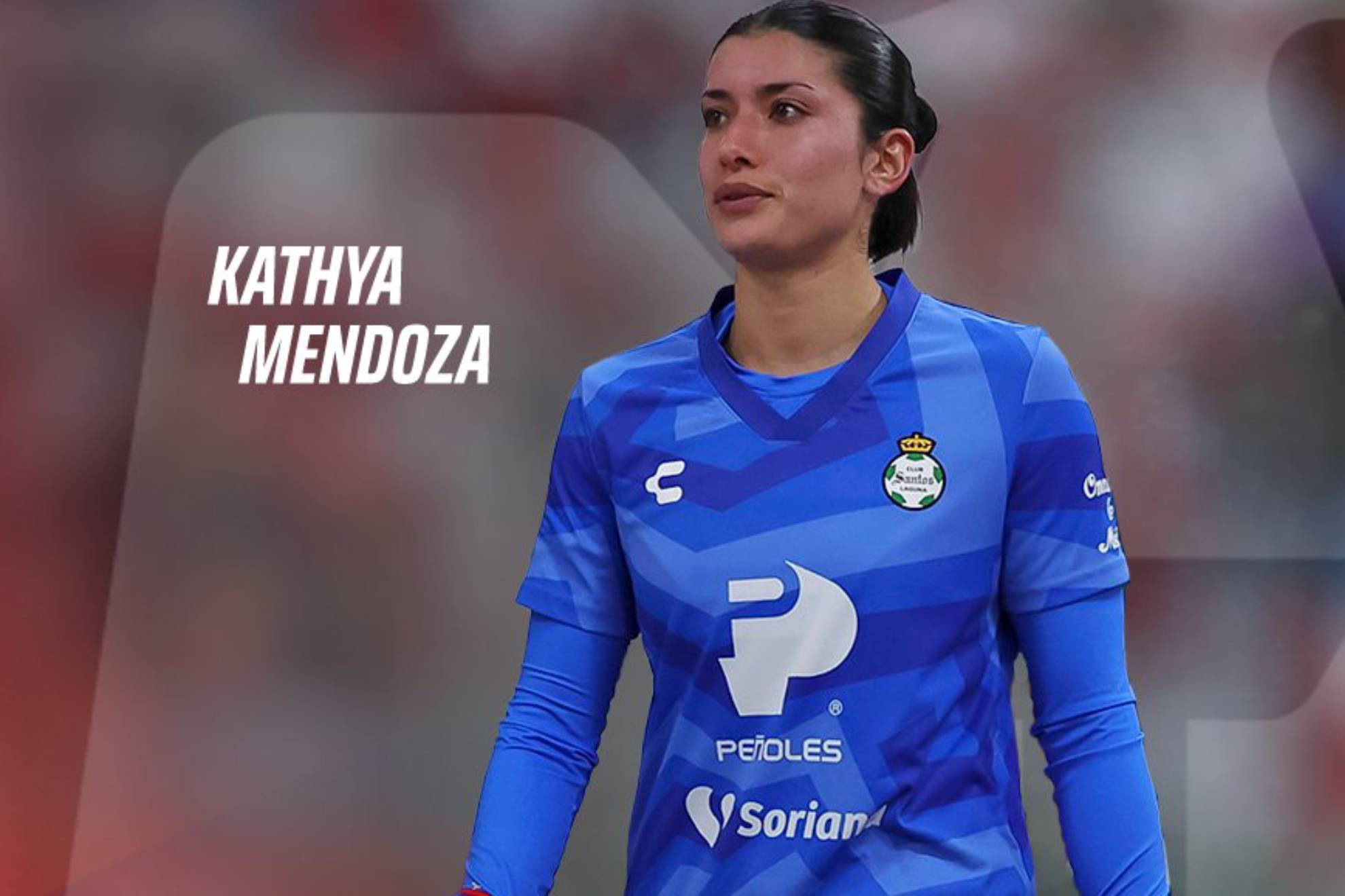 La ecuatoriana Kathya Mendoza, figura del Santos en el empate con Toluca @LigaBBVAFemenil