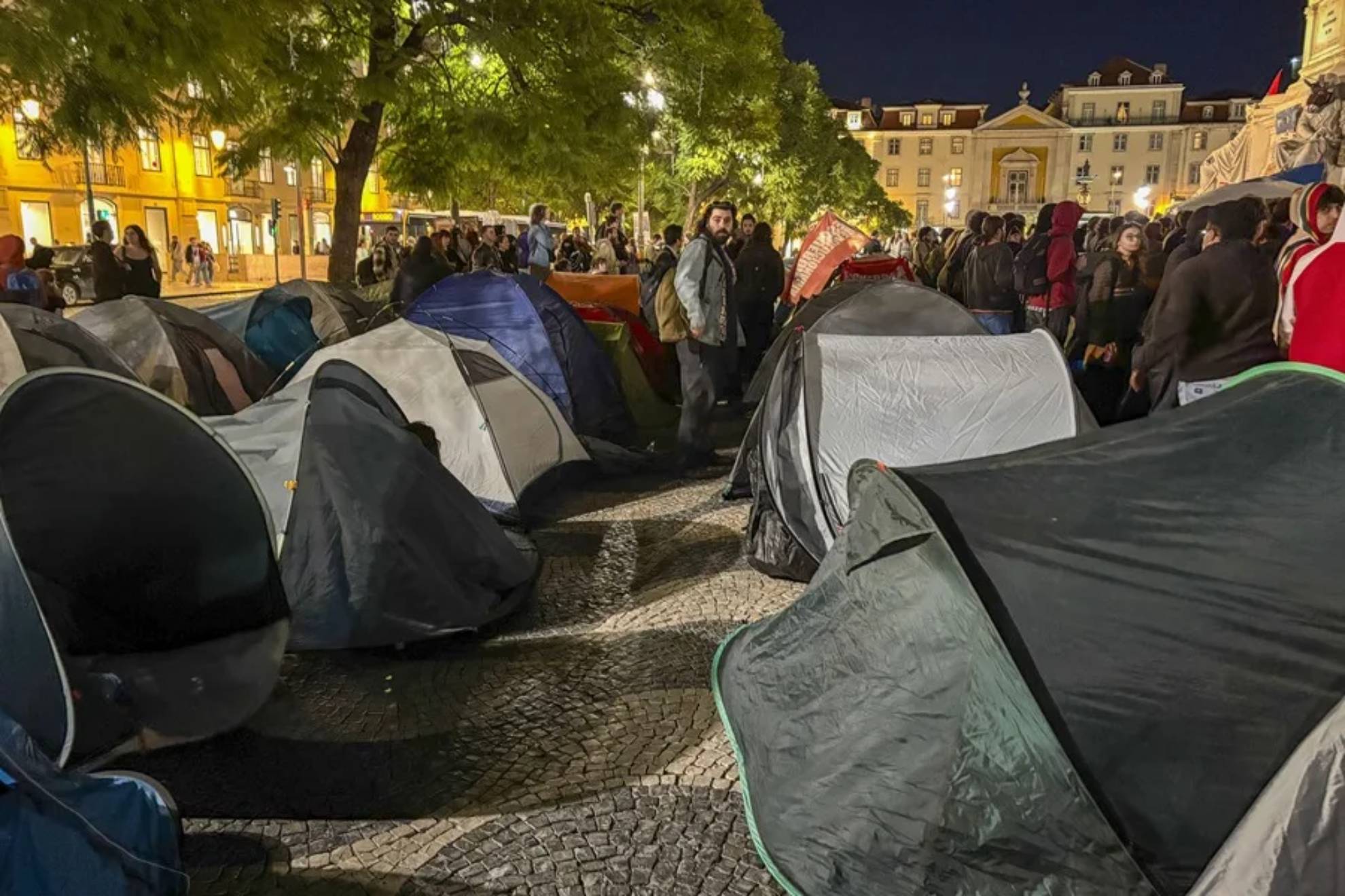 Acampada en Portugal. EFE