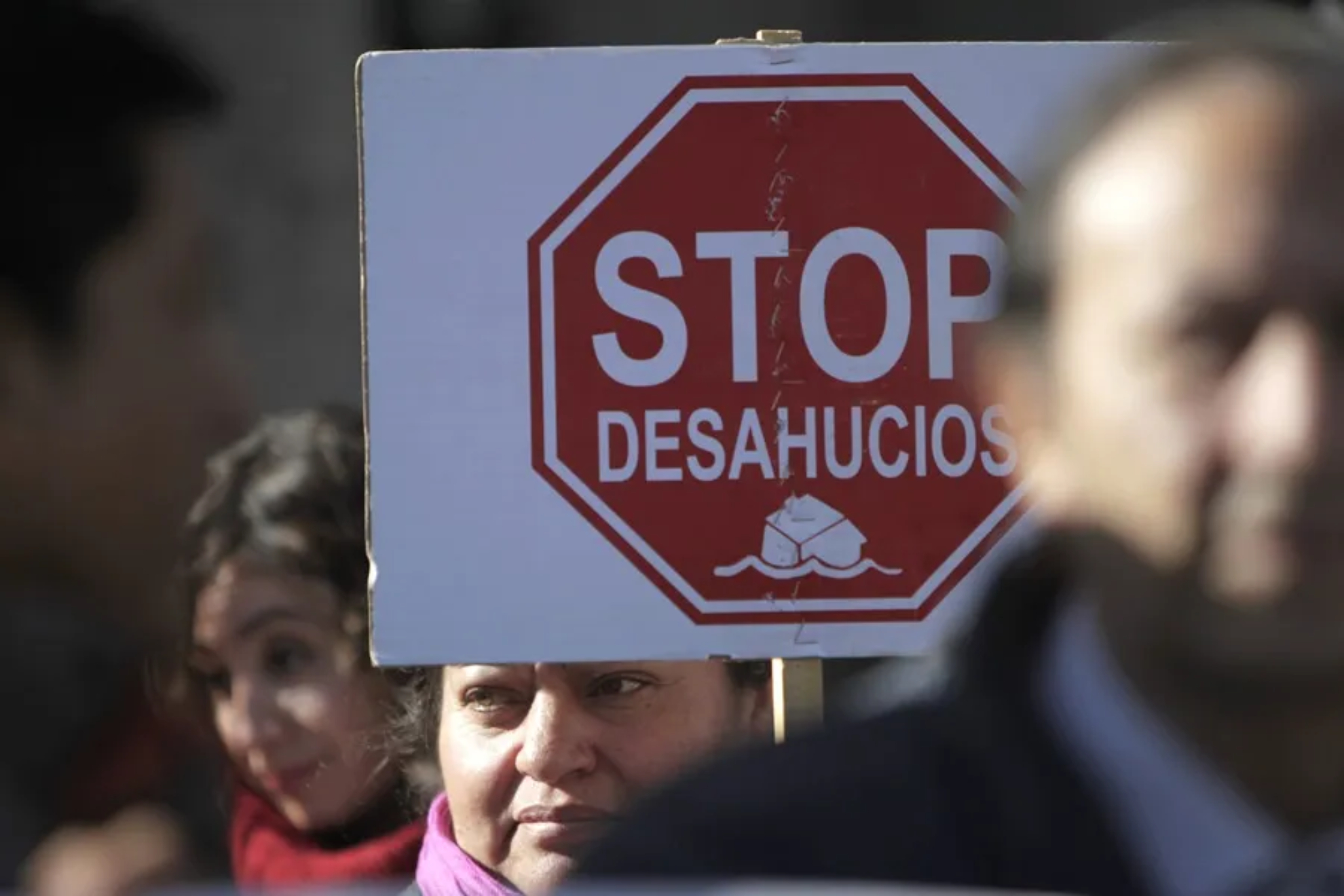 Imagen archivo de manifestacion por desahucios EFE