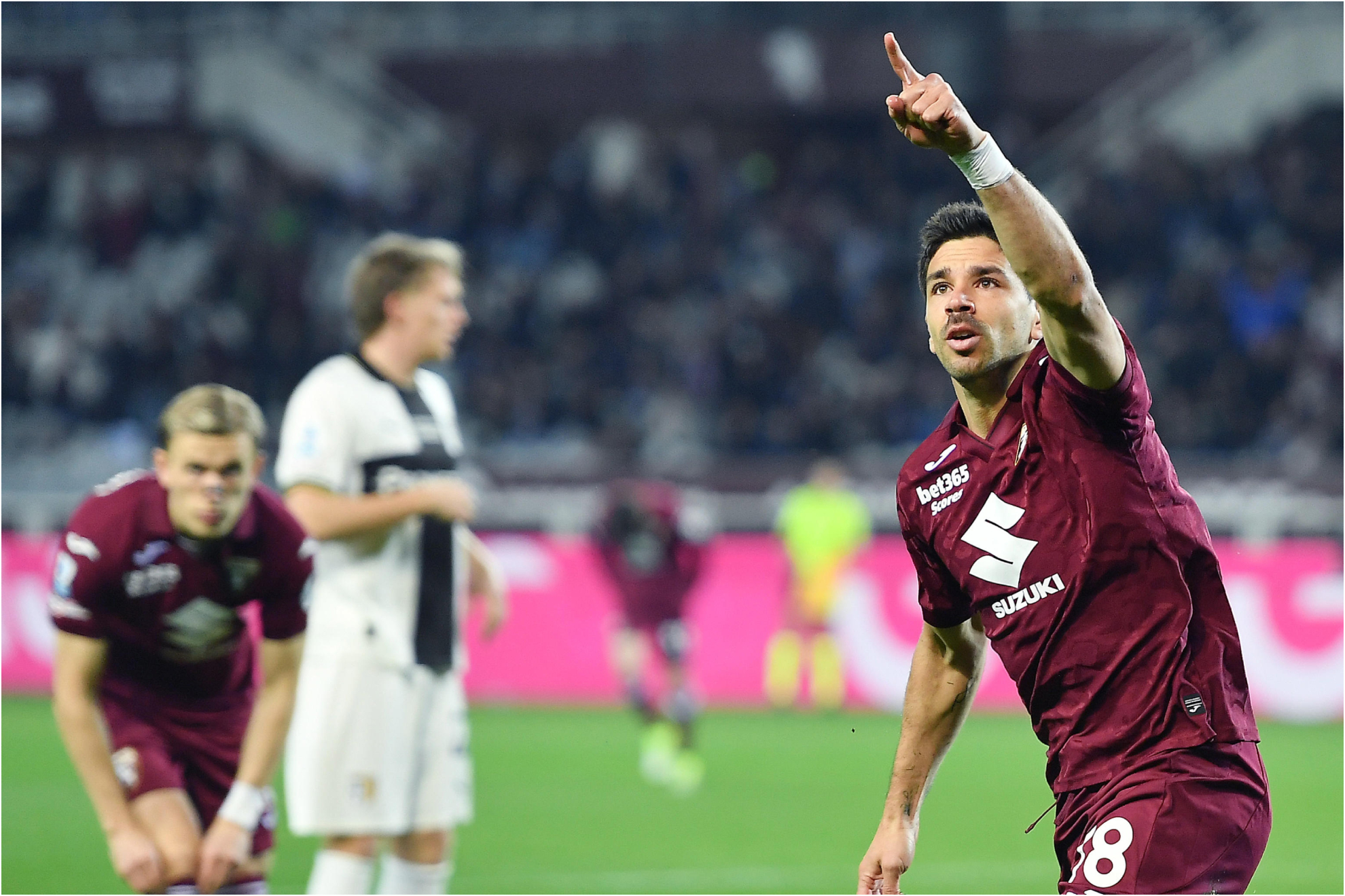 Gio, con el Toro.