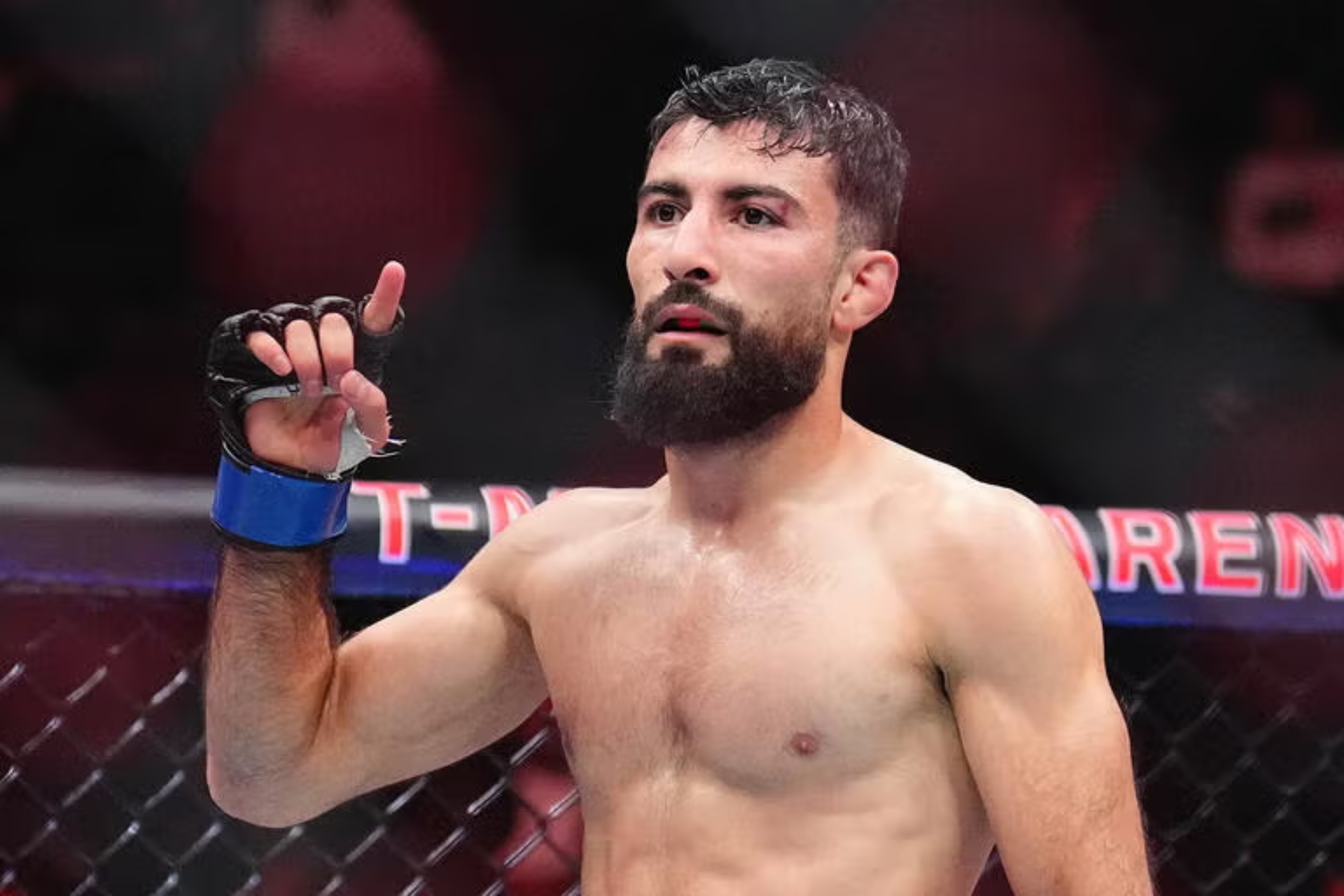 Farid Basharat en la UFC. UFC.