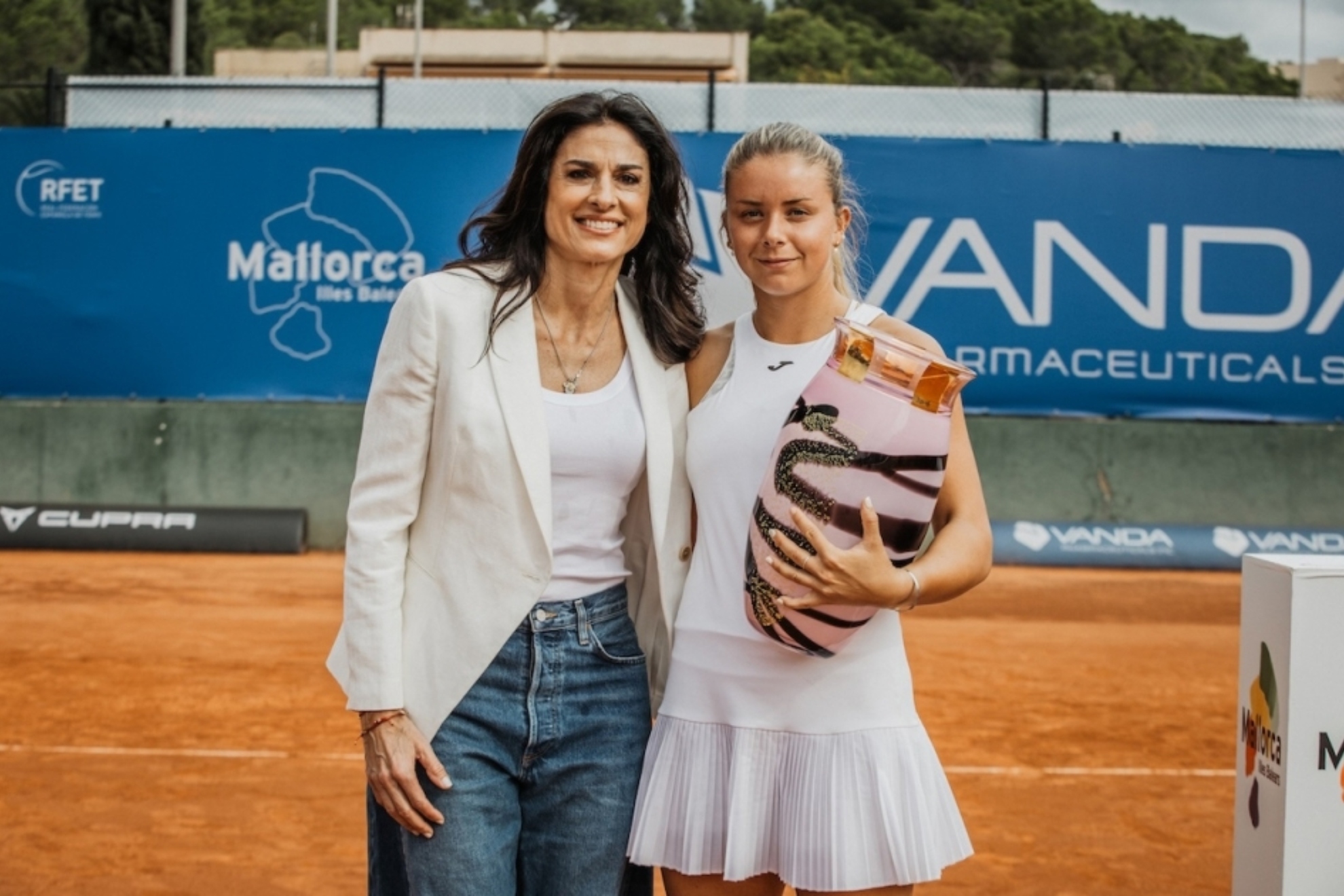 Gabriela Sabatini y Ariana Geerlings RFET