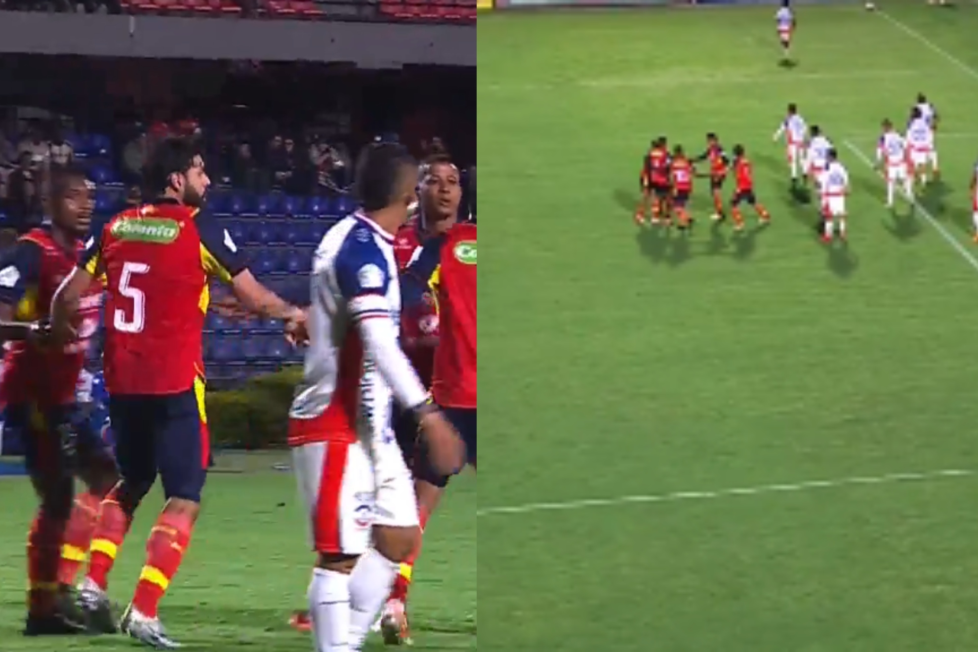 La insólita y extraña jugada del Deportivo Pasto vs. Alianza que le da la vuelta al mundo. Twitter