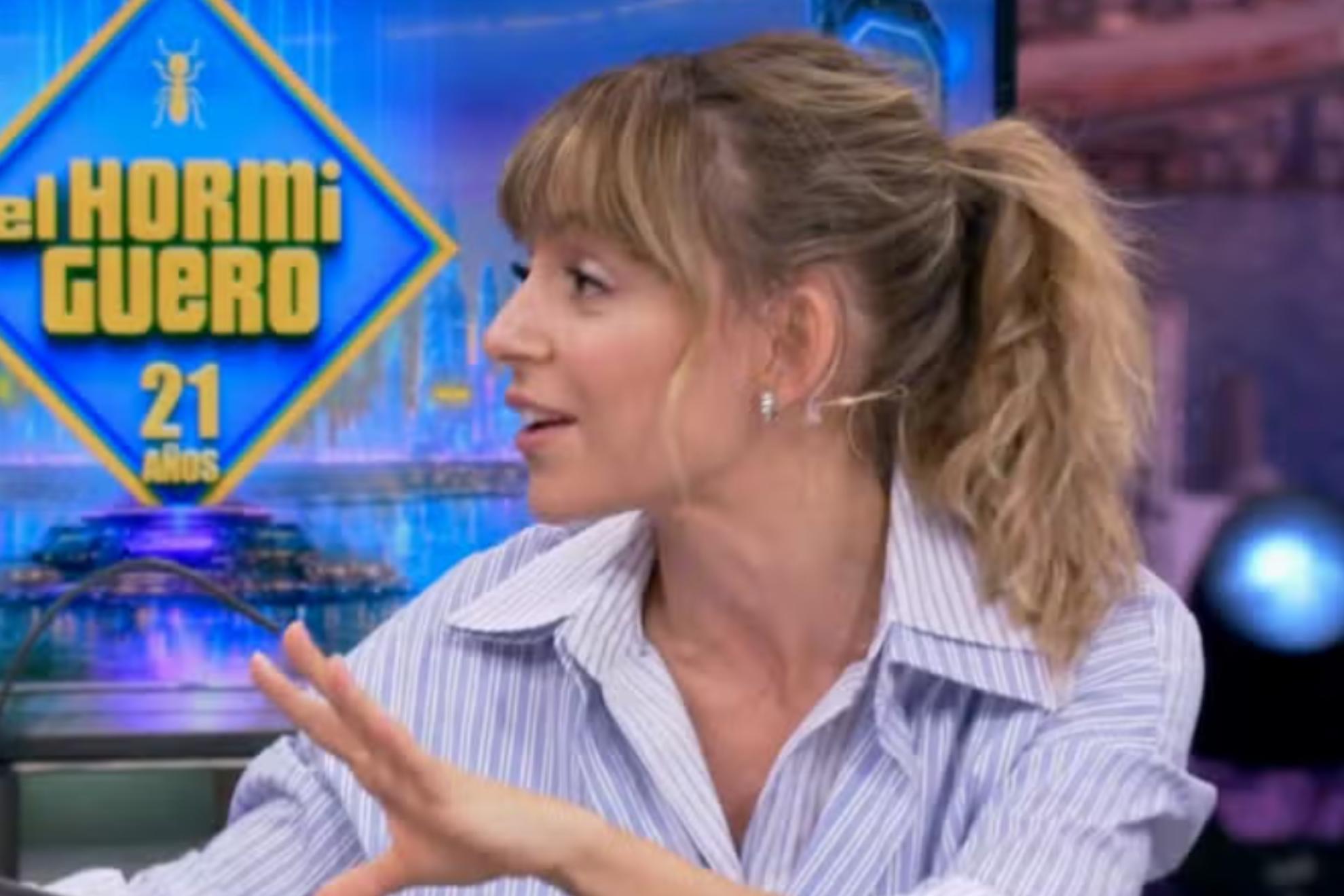 Lucía Caraballo, este martes, durante su visita a 'El Hormiguero'. 7YACCIÓN